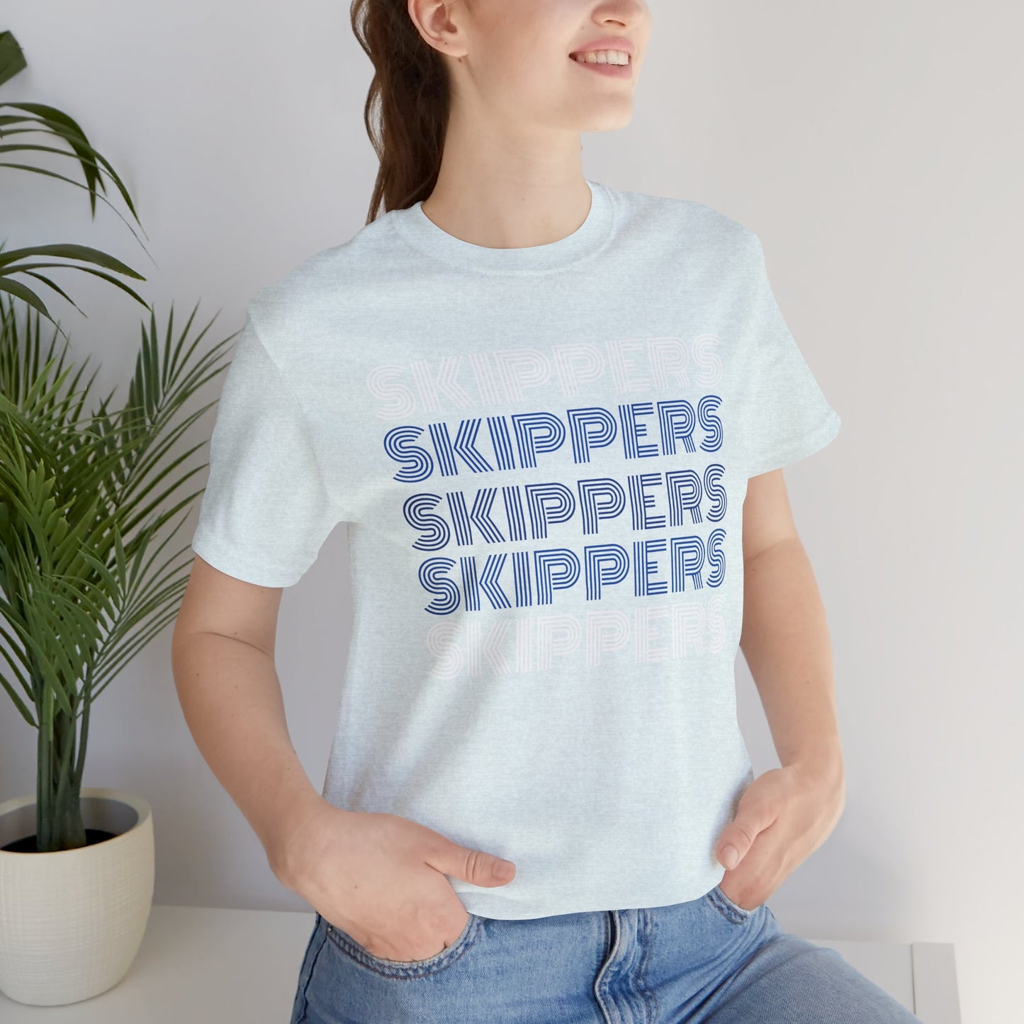 Skippers 5x Line Unisex Jersey Short Sleeve Tee - Multiple Colors