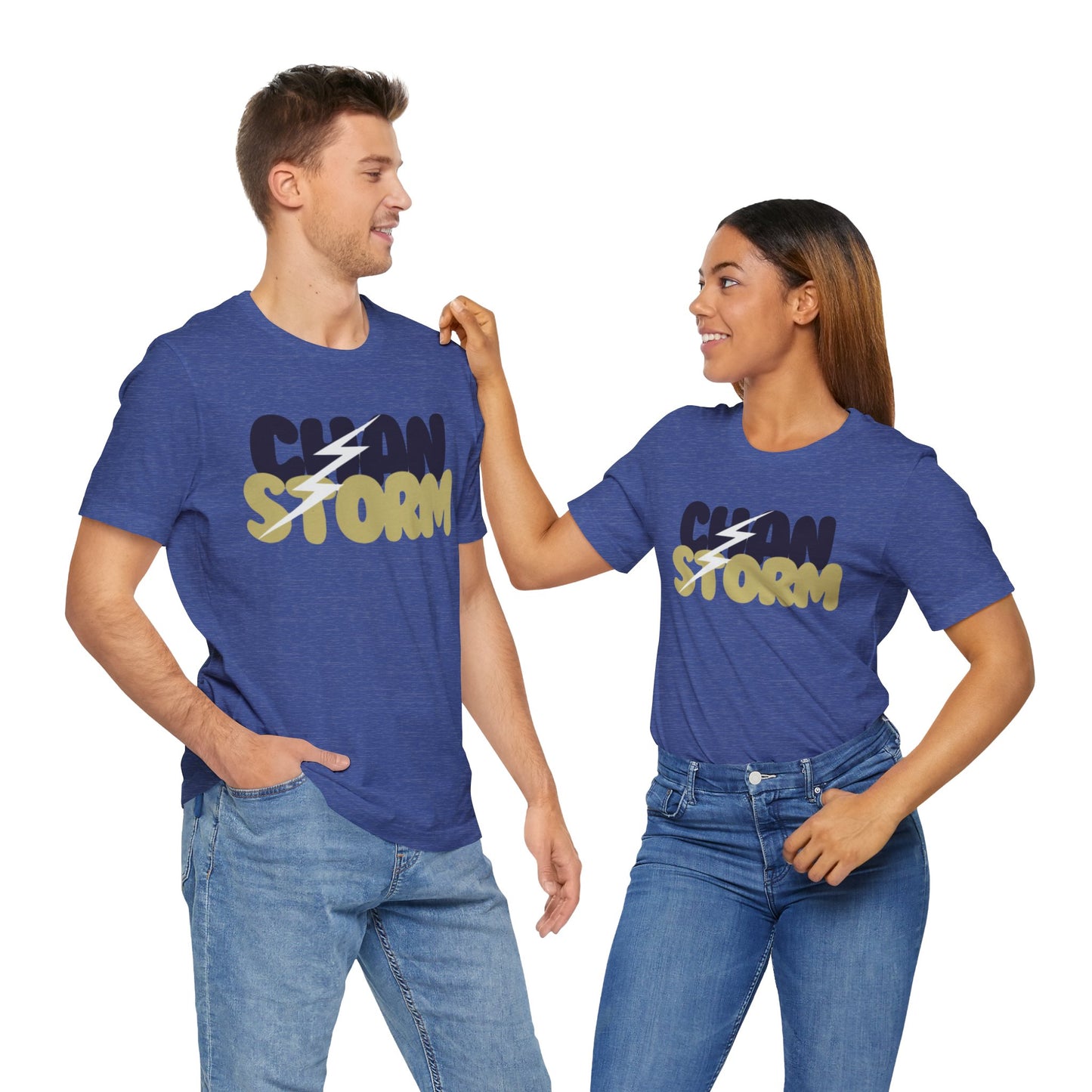 Chan Storm Bubble Letters Unisex Jersey Short Sleeve Tee - Multiple Colors