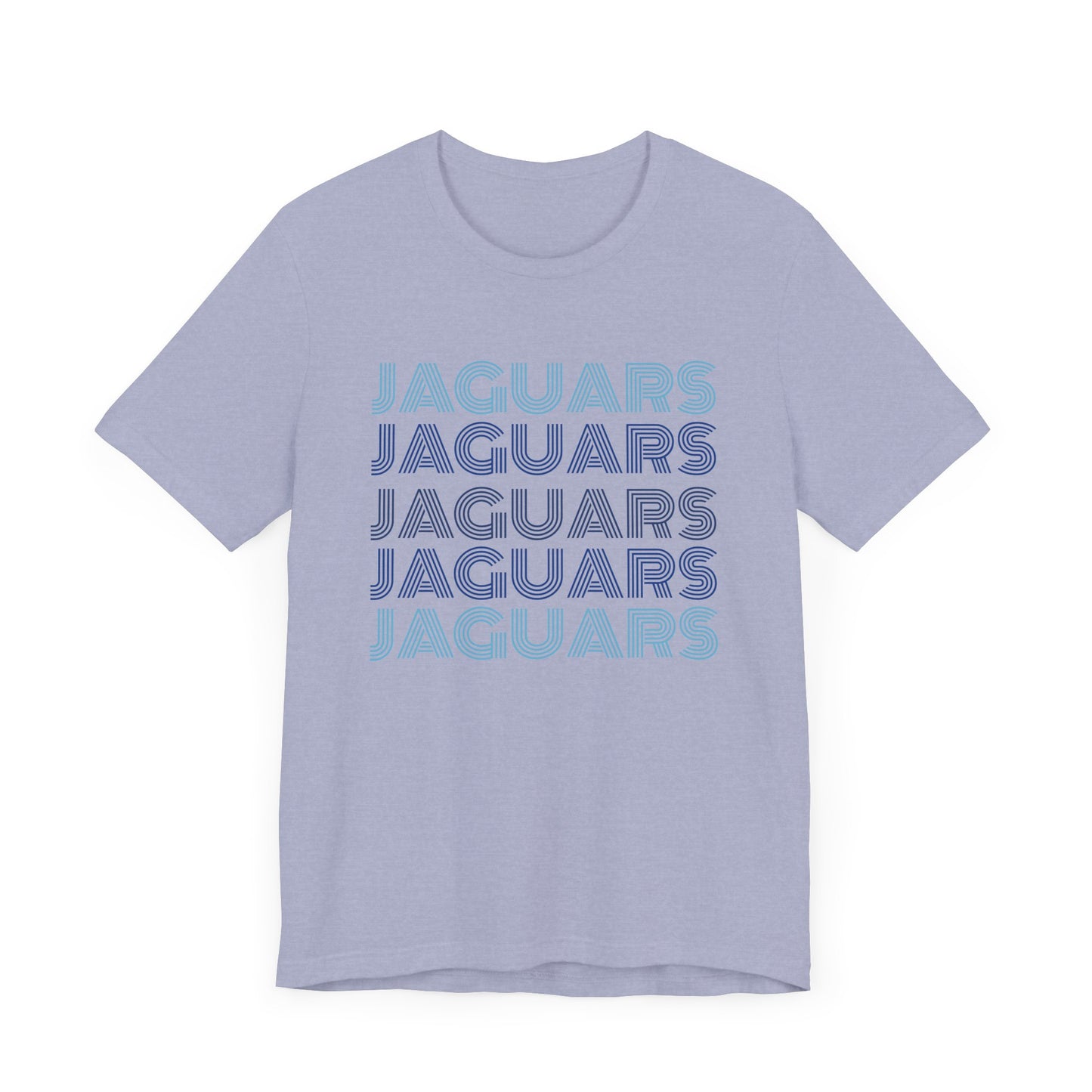 Jaguars 5x Line Unisex Jersey Short Sleeve Tee - Multiple Colors