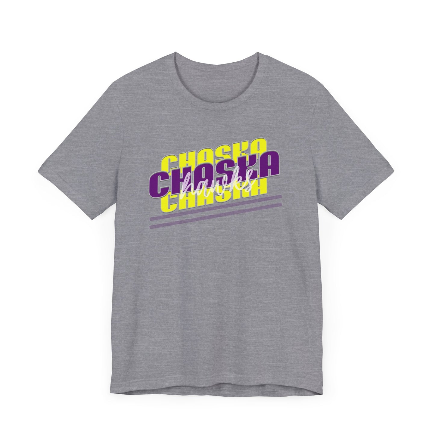 Chaska Hawks Unisex Jersey Short Sleeve Tee - Multiple Colors