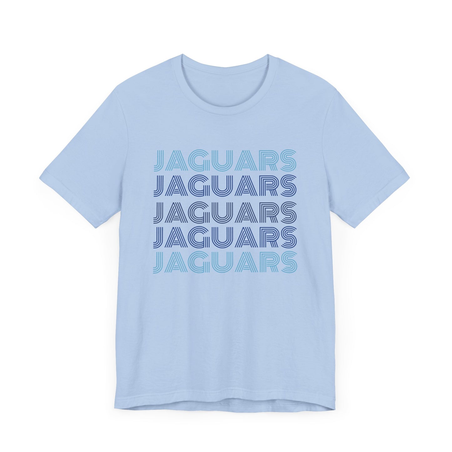 Jaguars 5x Line Unisex Jersey Short Sleeve Tee - Multiple Colors