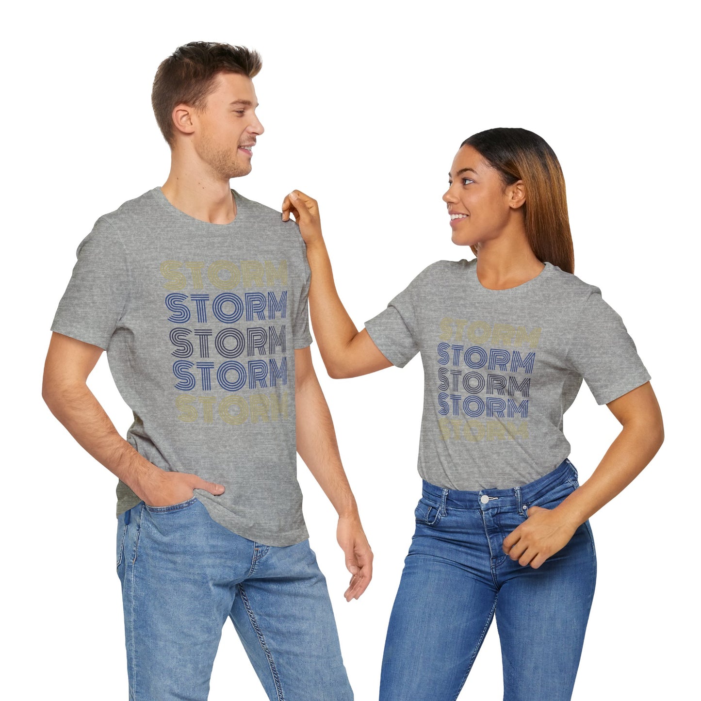 Storm 5x Lines Unisex Jersey Short Sleeve Tee - Multiple Colors