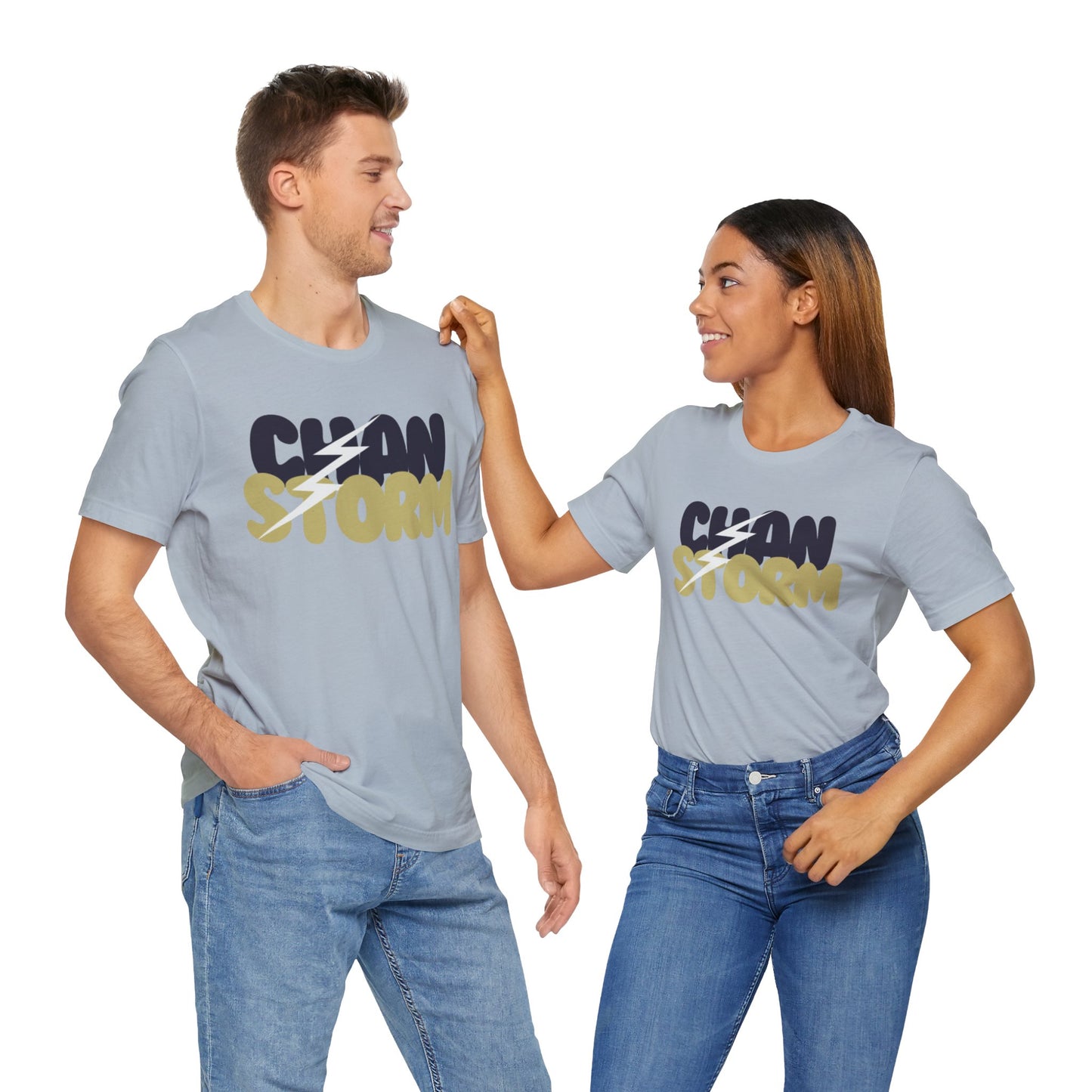 Chan Storm Bubble Letters Unisex Jersey Short Sleeve Tee - Multiple Colors