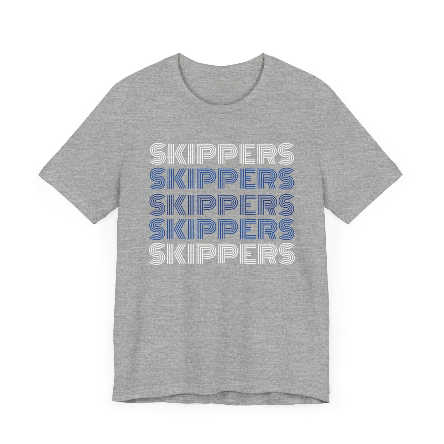 Skippers 5x Line Unisex Jersey Short Sleeve Tee - Multiple Colors