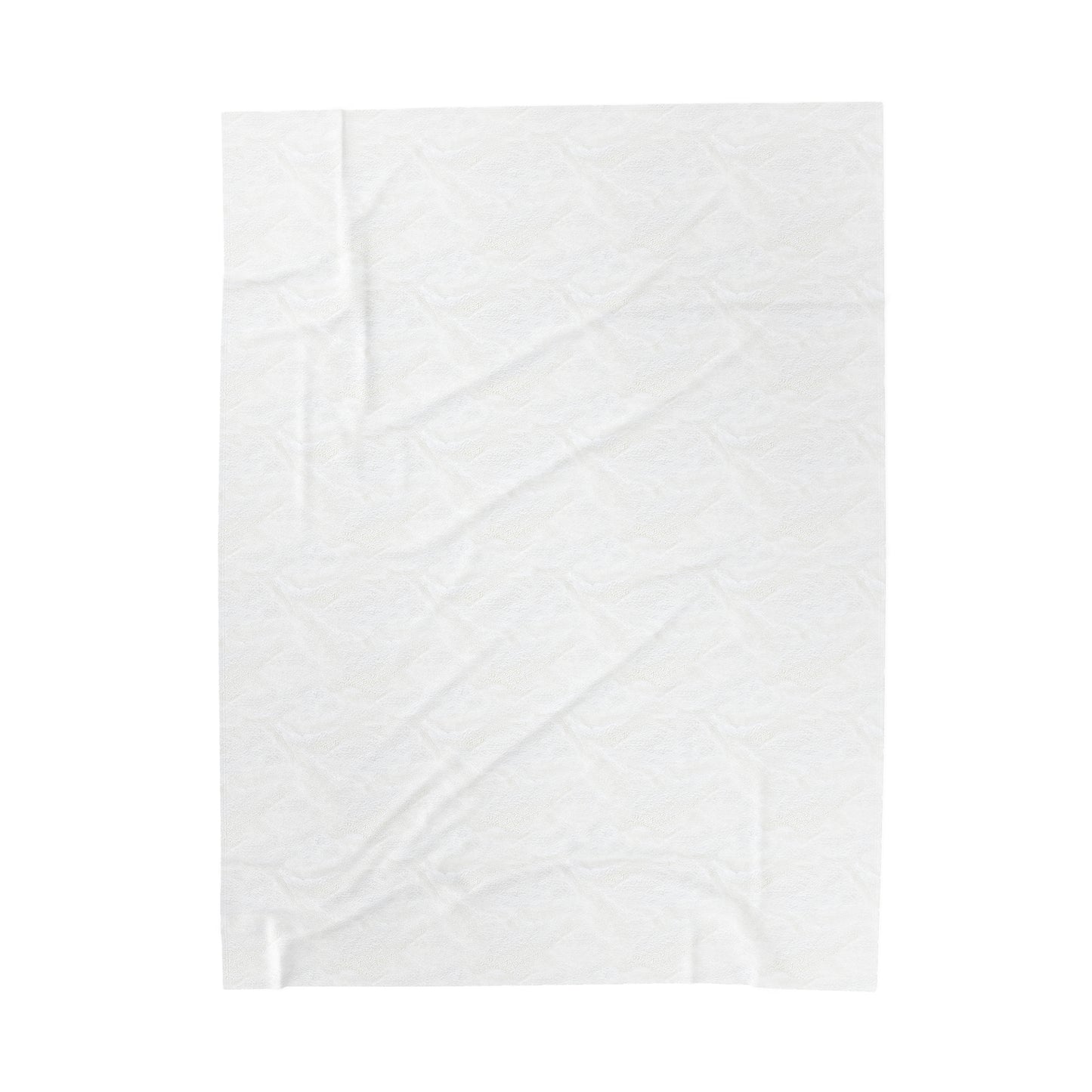 Chaska Velveteen Plush Blanket - White