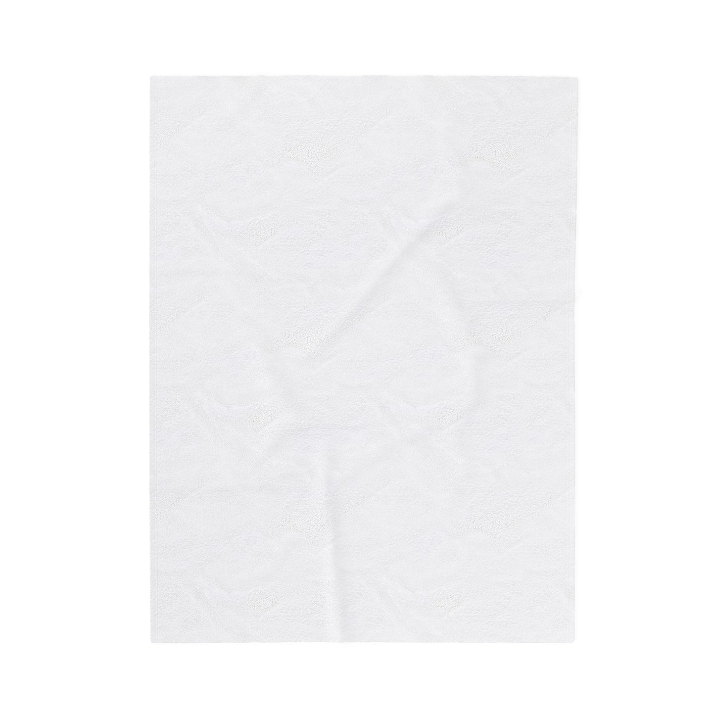 Chanhassen Velveteen Plush Blanket - White