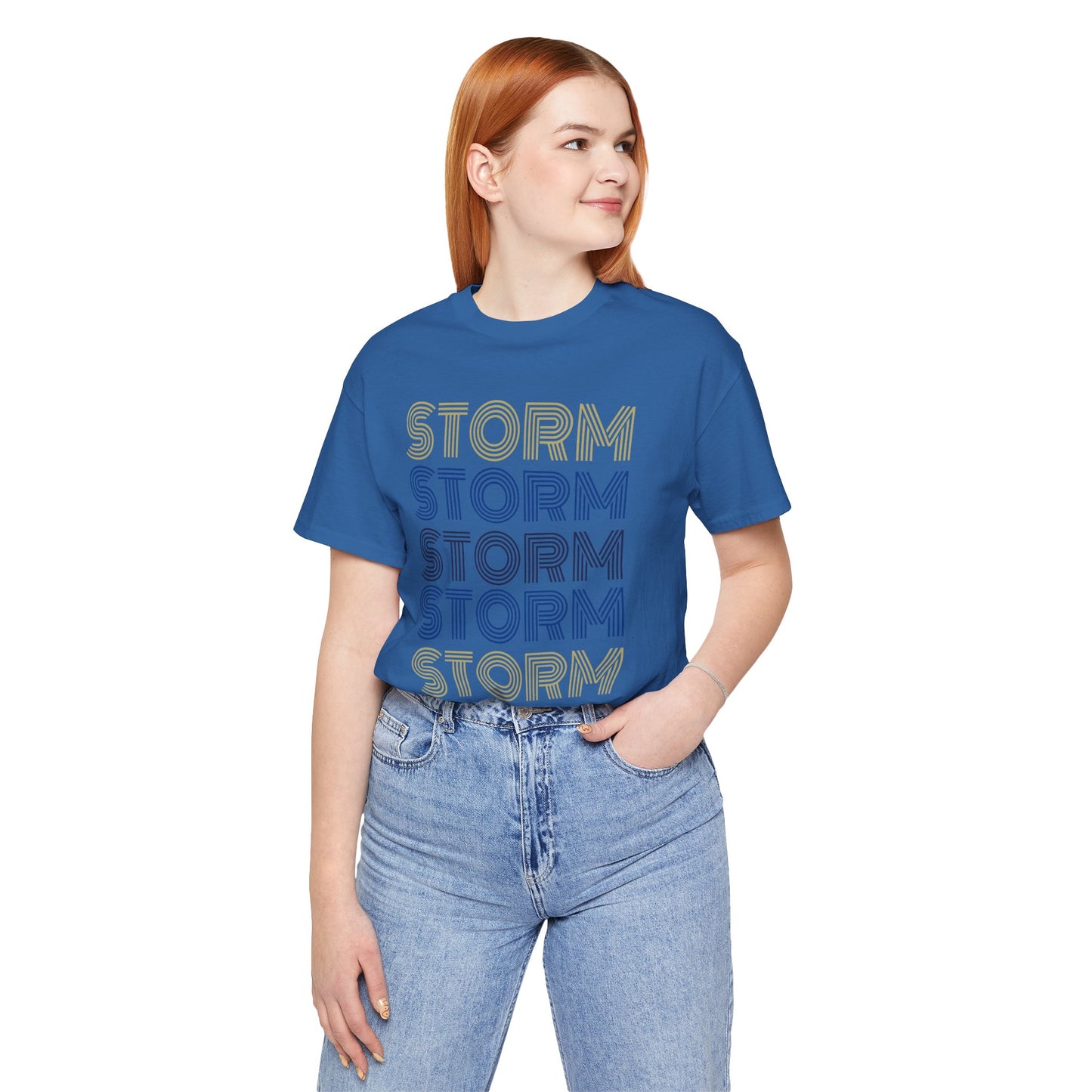 Storm 5x Lines Unisex Jersey Short Sleeve Tee - Multiple Colors