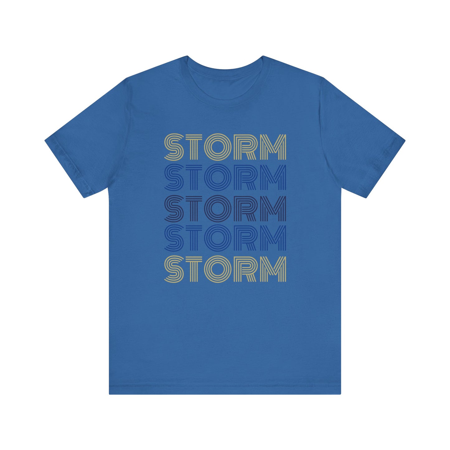 Storm 5x Lines Unisex Jersey Short Sleeve Tee - Multiple Colors