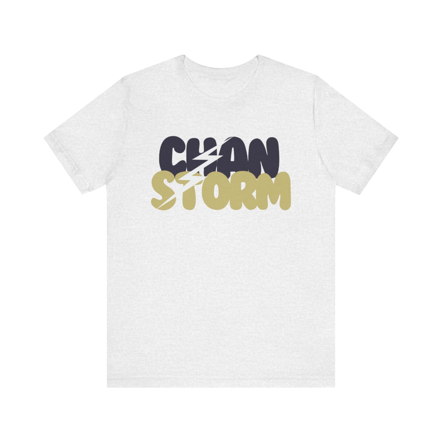 Chan Storm Bubble Letters Unisex Jersey Short Sleeve Tee - Multiple Colors