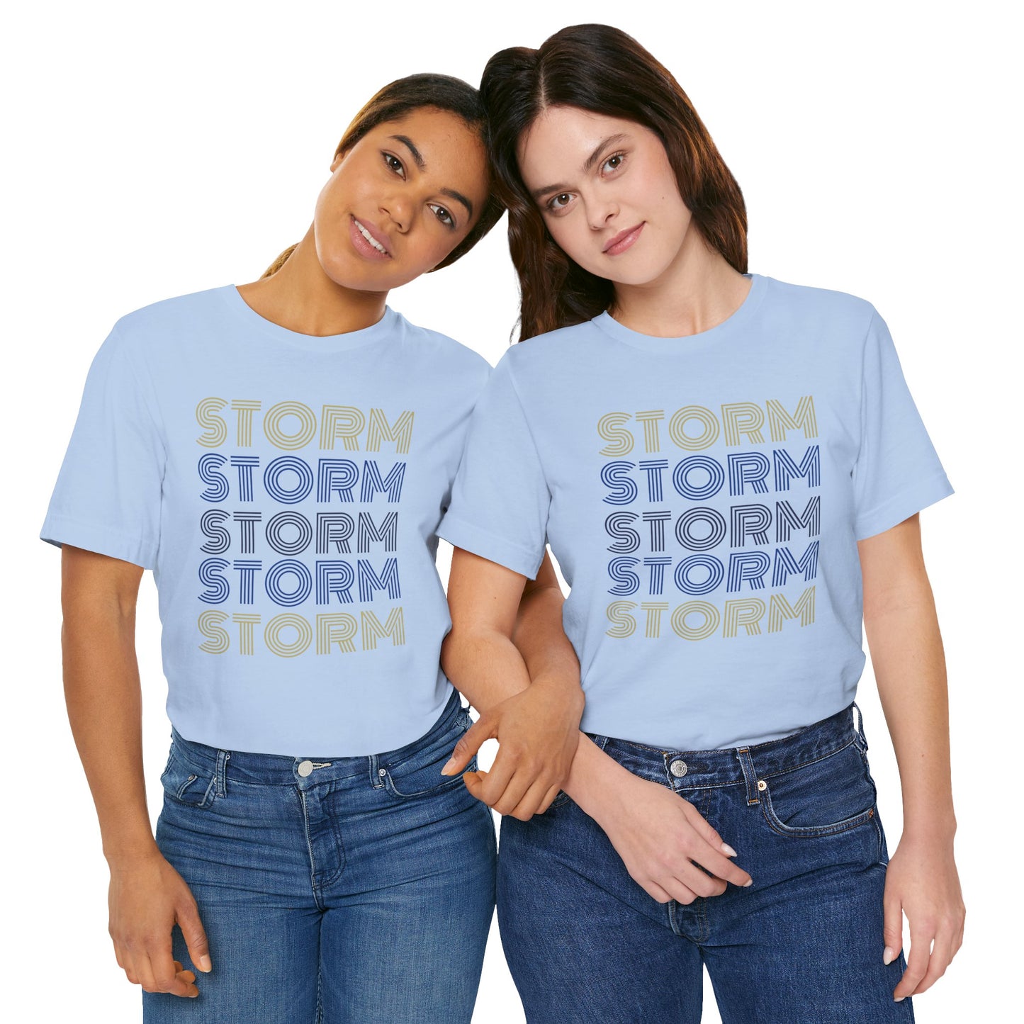 Storm 5x Lines Unisex Jersey Short Sleeve Tee - Multiple Colors