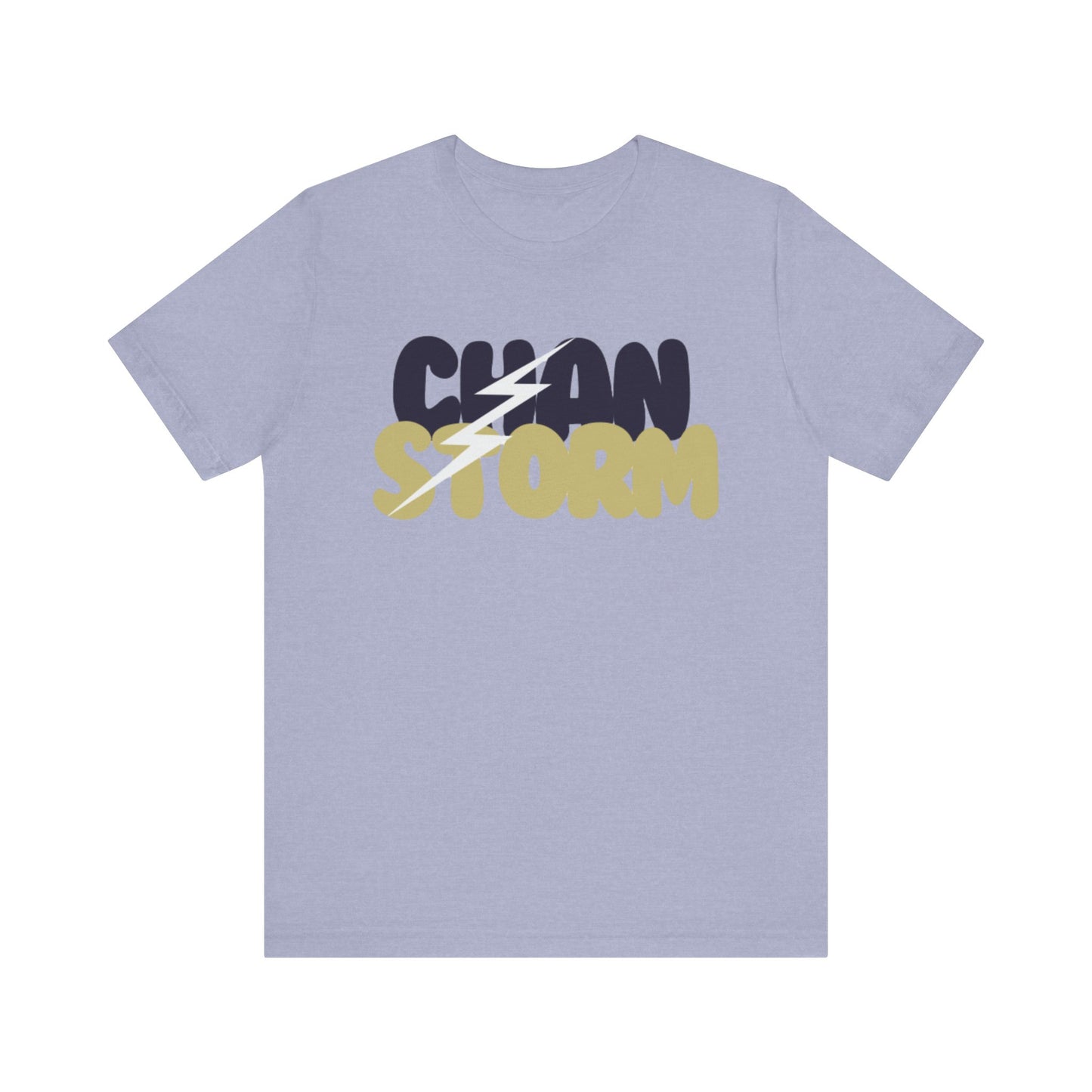 Chan Storm Bubble Letters Unisex Jersey Short Sleeve Tee - Multiple Colors