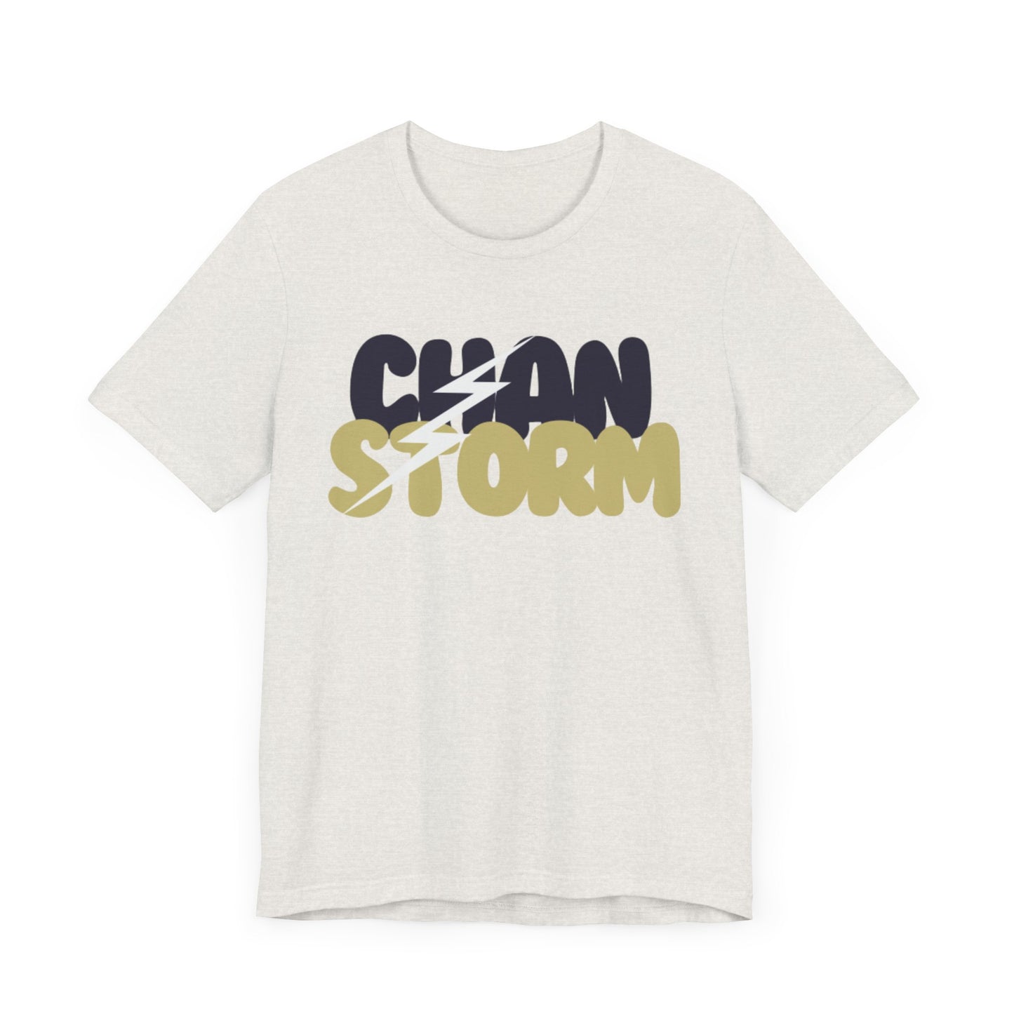 Chan Storm Bubble Letters Unisex Jersey Short Sleeve Tee - Multiple Colors