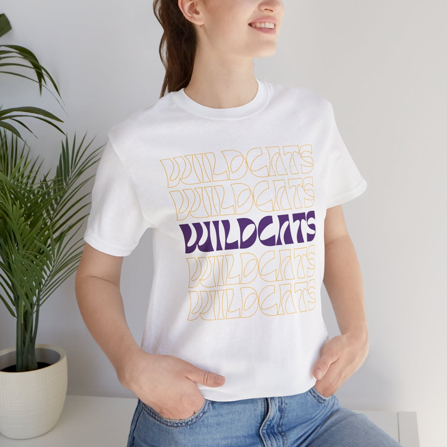 Wildcats 5up Unisex Jersey Short Sleeve Tee - Multiple Colors