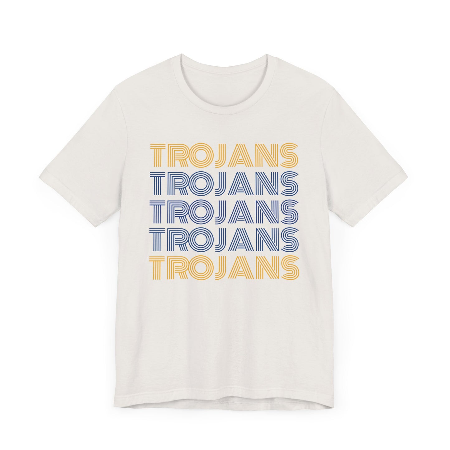 Trojans 5x Line Unisex Jersey Short Sleeve Tee - Multiple Colors