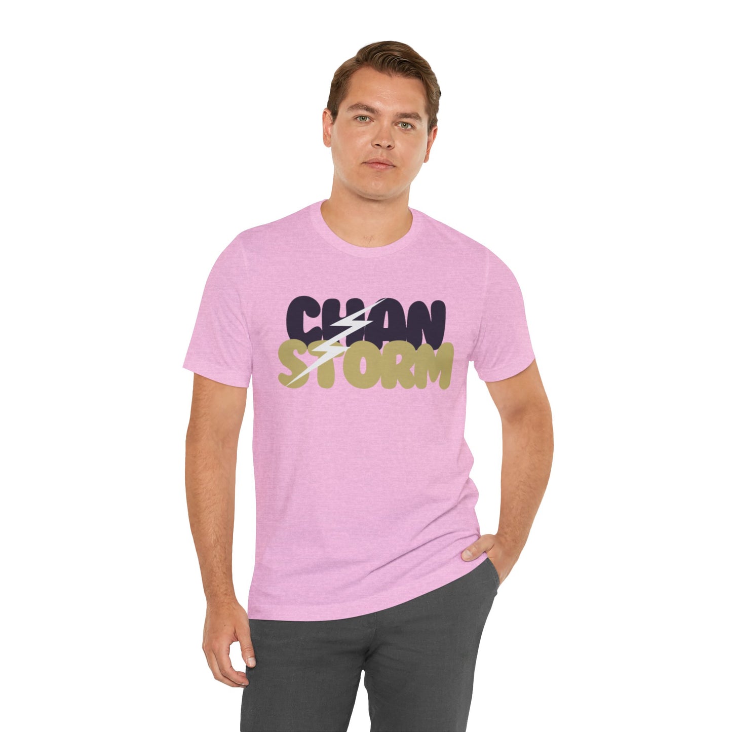 Chan Storm Bubble Letters Unisex Jersey Short Sleeve Tee - Multiple Colors