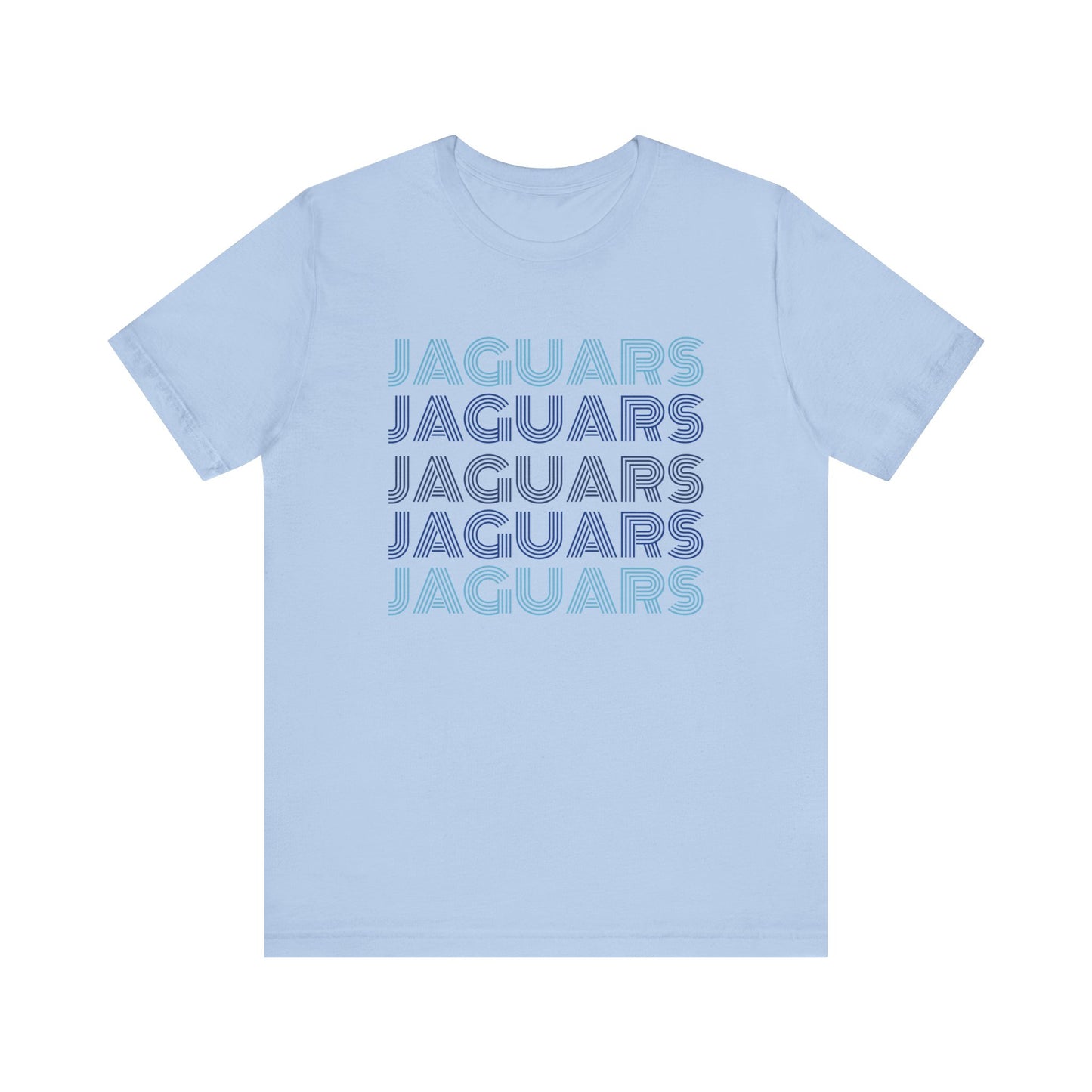 Jaguars 5x Line Unisex Jersey Short Sleeve Tee - Multiple Colors