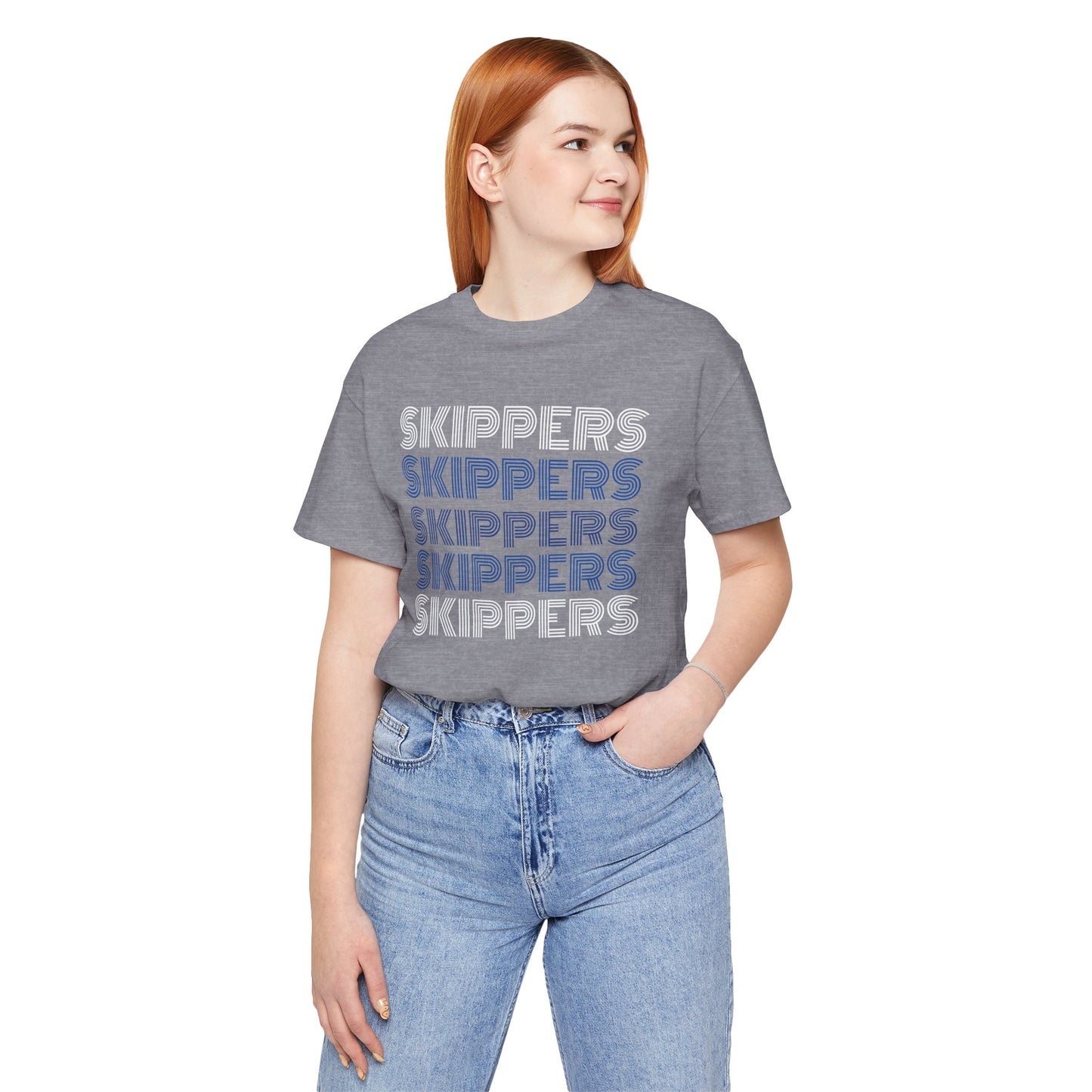 Skippers 5x Line Unisex Jersey Short Sleeve Tee - Multiple Colors