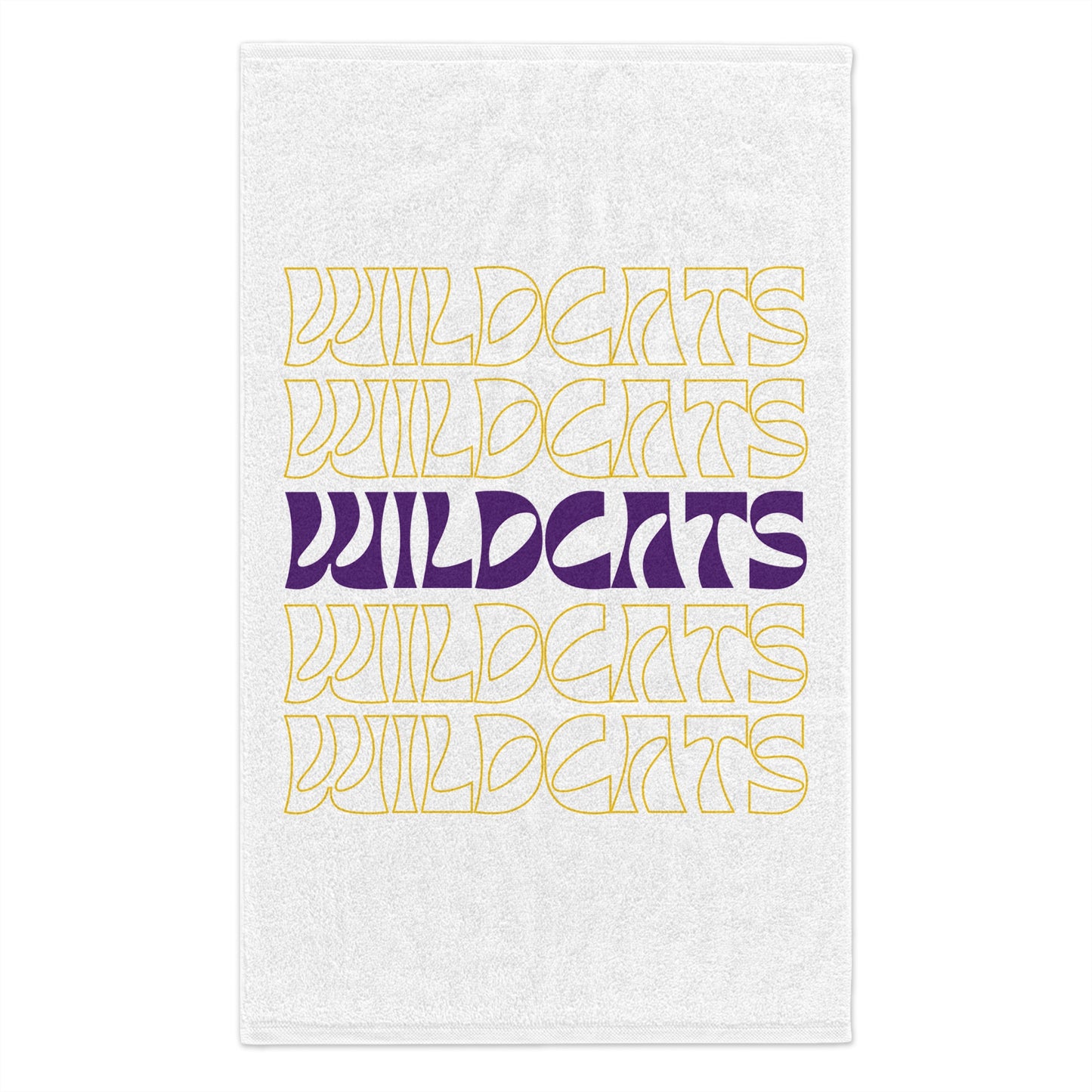 Waconia Wildcats White Rally Towel, 11x18