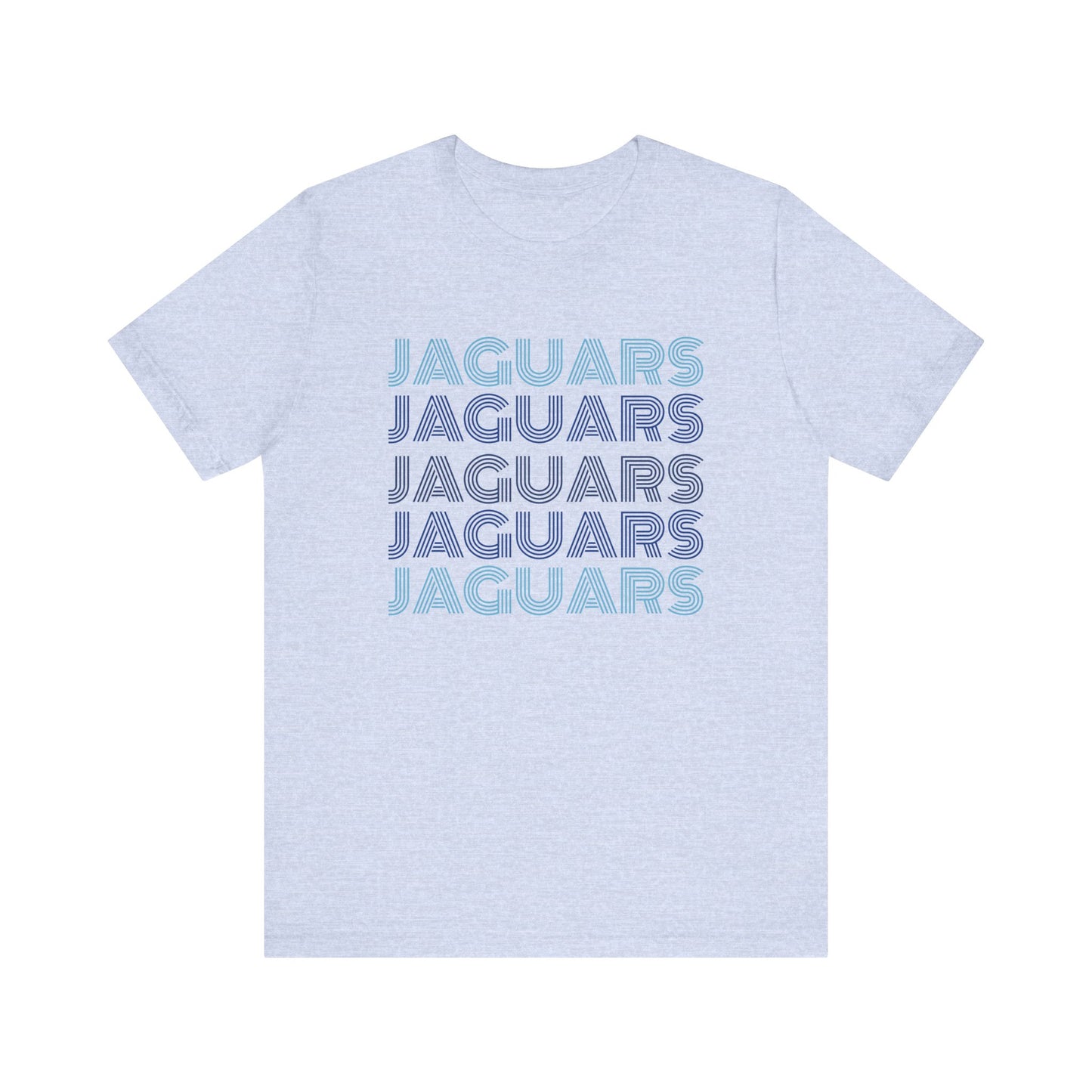 Jaguars 5x Line Unisex Jersey Short Sleeve Tee - Multiple Colors