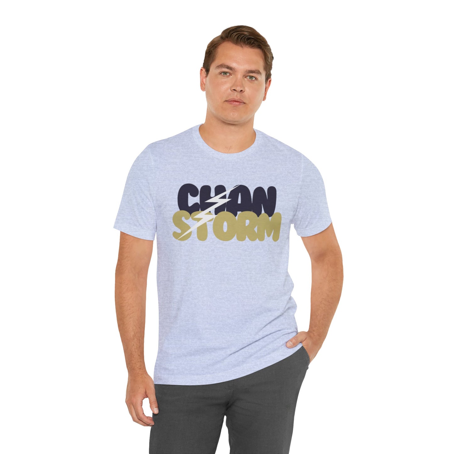 Chan Storm Bubble Letters Unisex Jersey Short Sleeve Tee - Multiple Colors