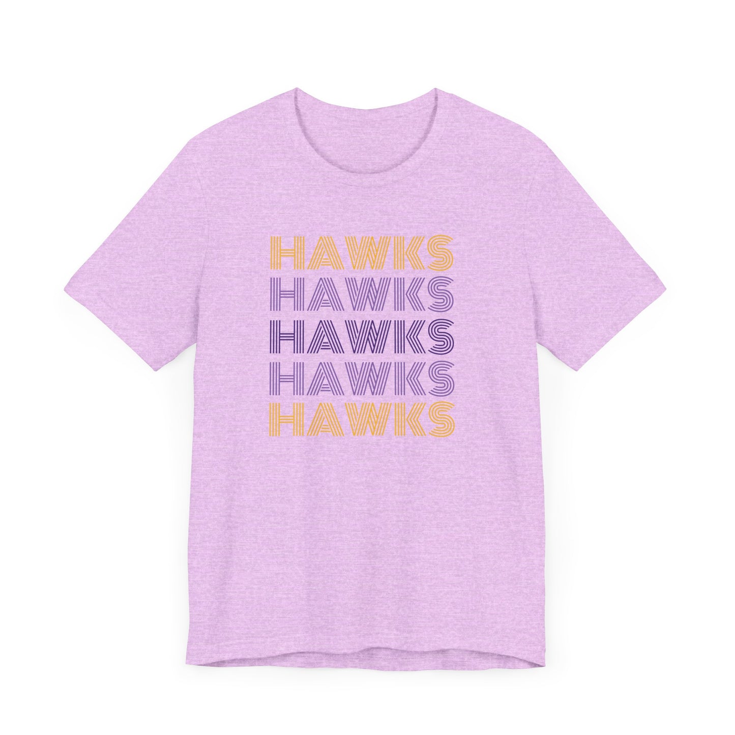 Hawks 5x Lines Unisex Jersey Short Sleeve Tee - Multiple Colors