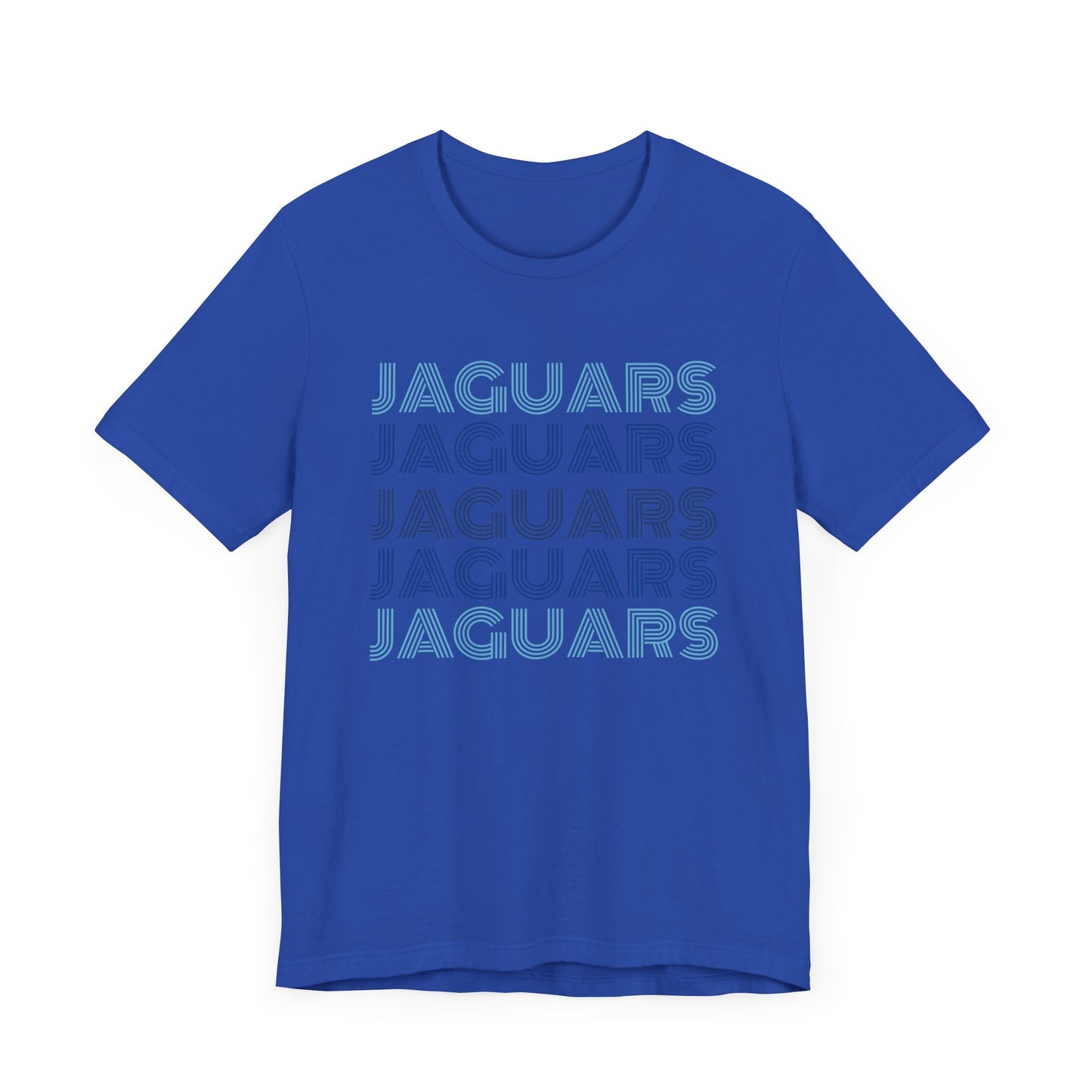 Jaguars 5x Line Unisex Jersey Short Sleeve Tee - Multiple Colors