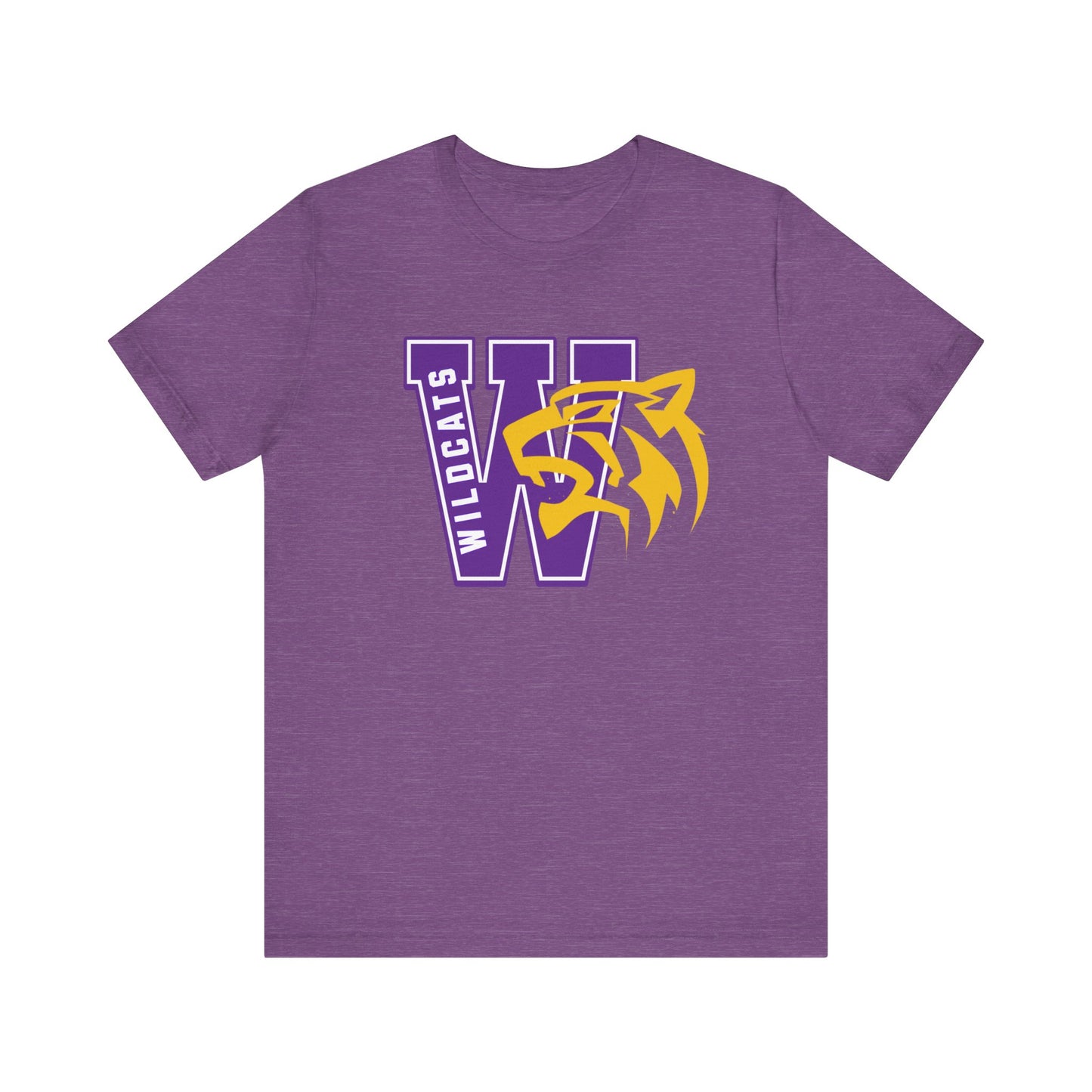 Wildcats Monogram Unisex Jersey Short Sleeve Tee - Multiple Colors