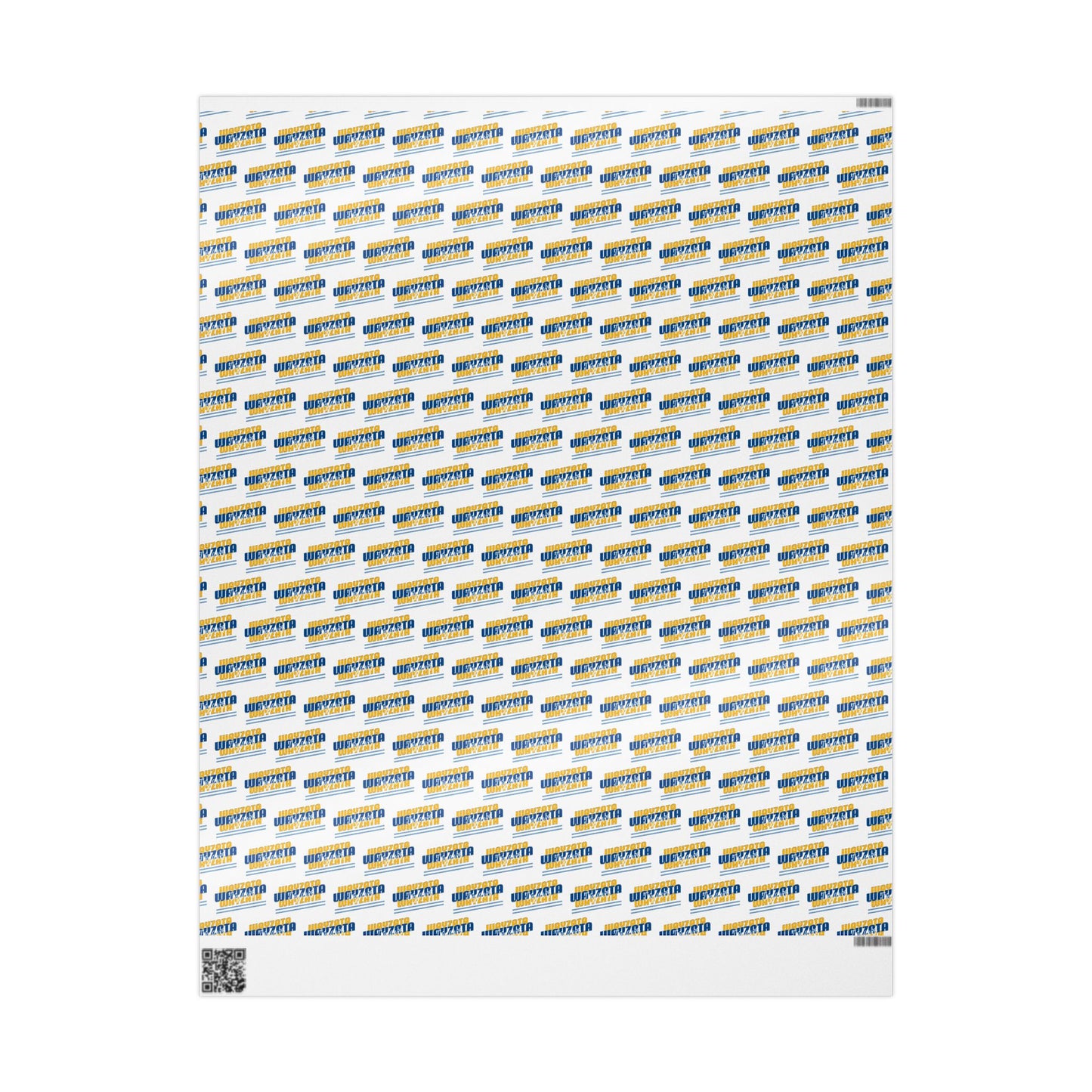 Wayzata Trojans Wrapping Paper - White