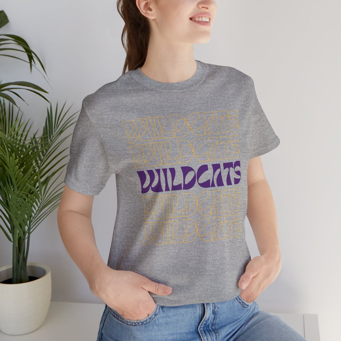 Wildcats 5up Unisex Jersey Short Sleeve Tee - Multiple Colors