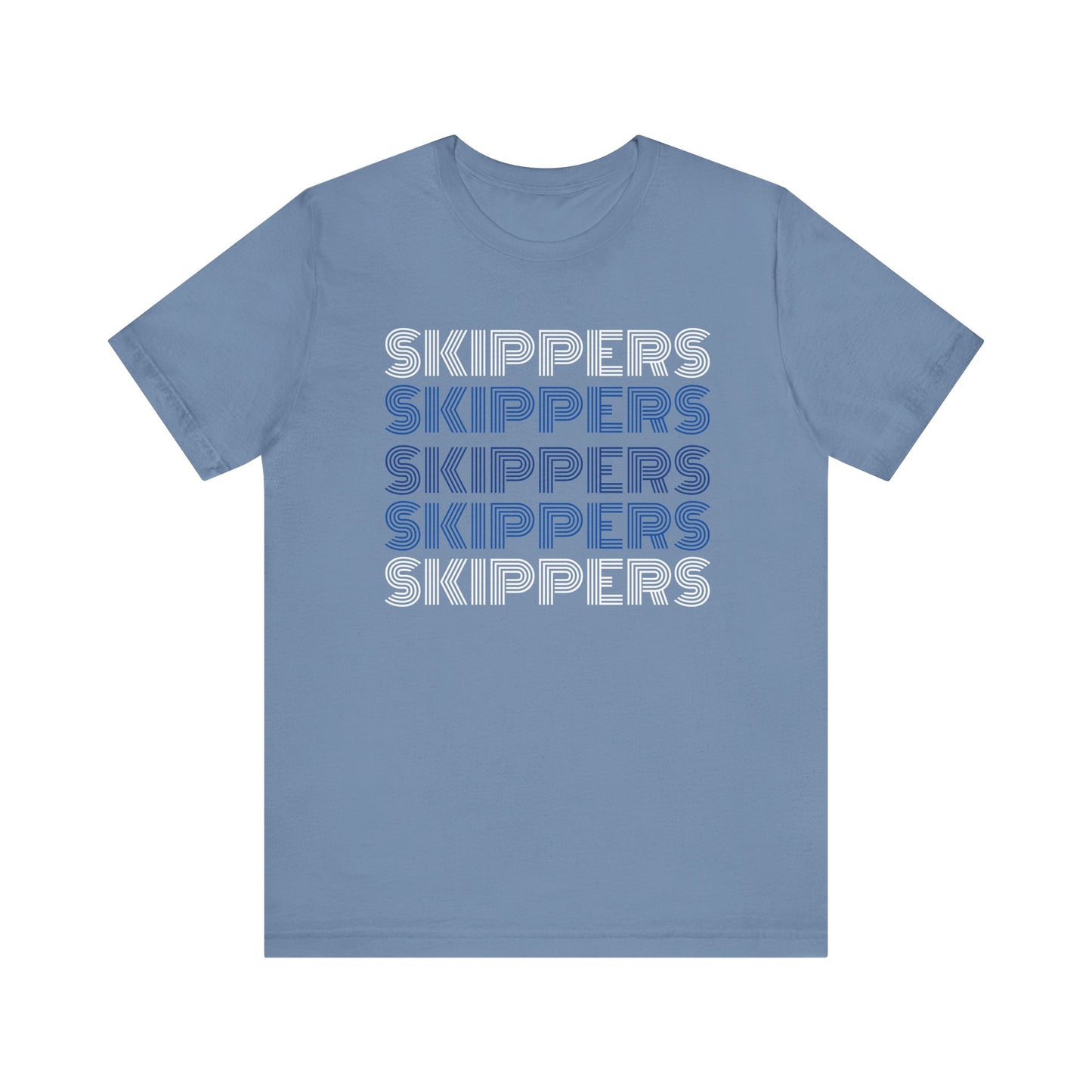 Skippers 5x Line Unisex Jersey Short Sleeve Tee - Multiple Colors