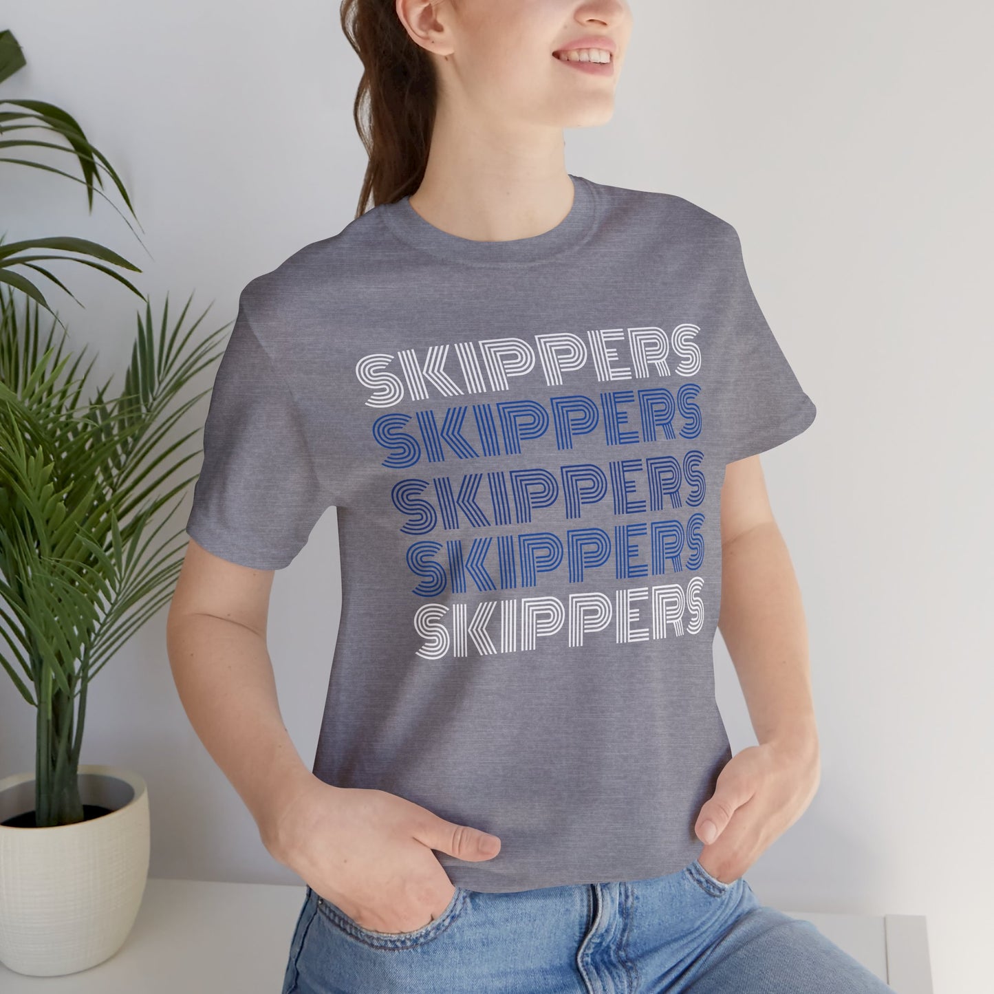 Skippers 5x Line Unisex Jersey Short Sleeve Tee - Multiple Colors