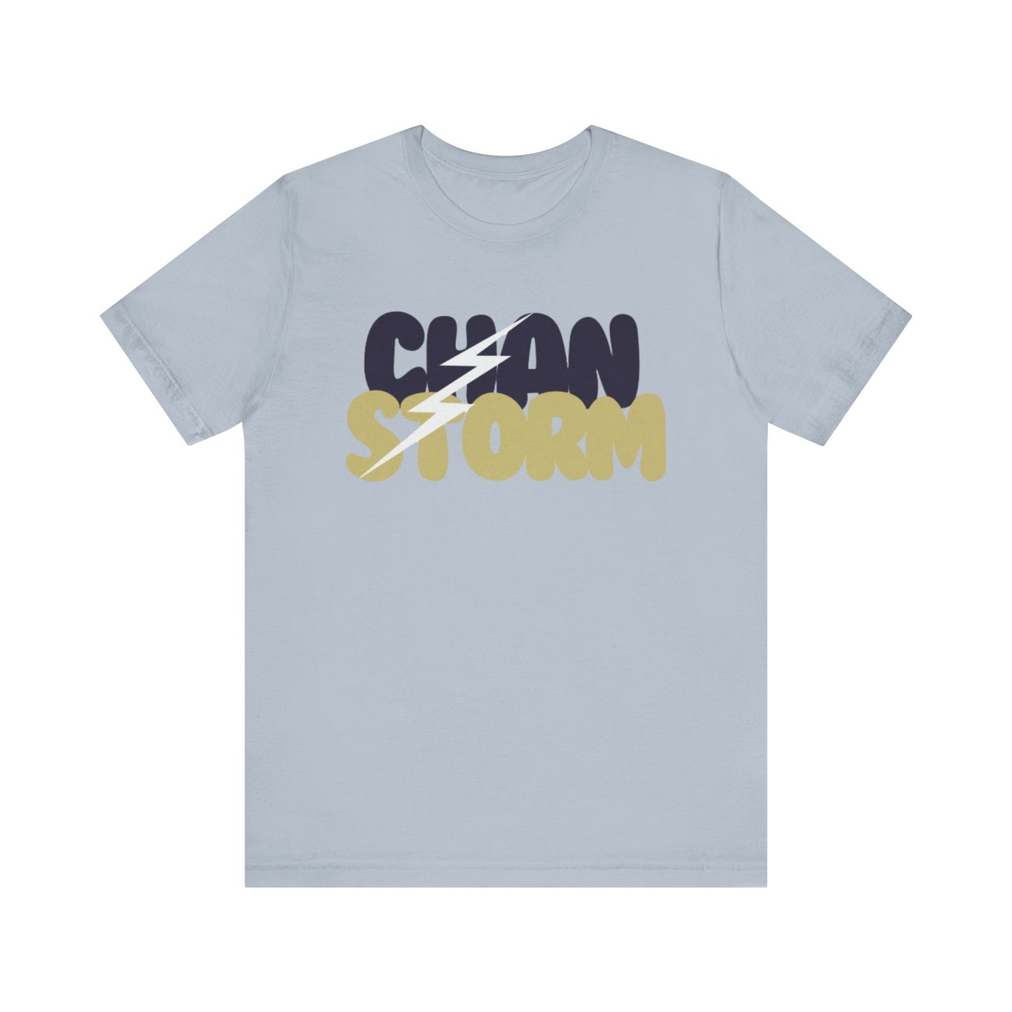 Chan Storm Bubble Letters Unisex Jersey Short Sleeve Tee - Multiple Colors