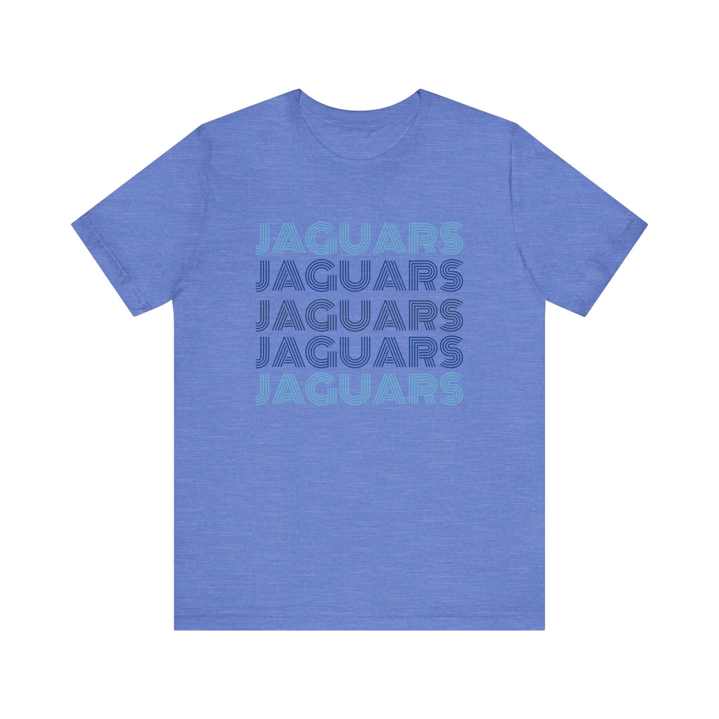 Jaguars 5x Line Unisex Jersey Short Sleeve Tee - Multiple Colors