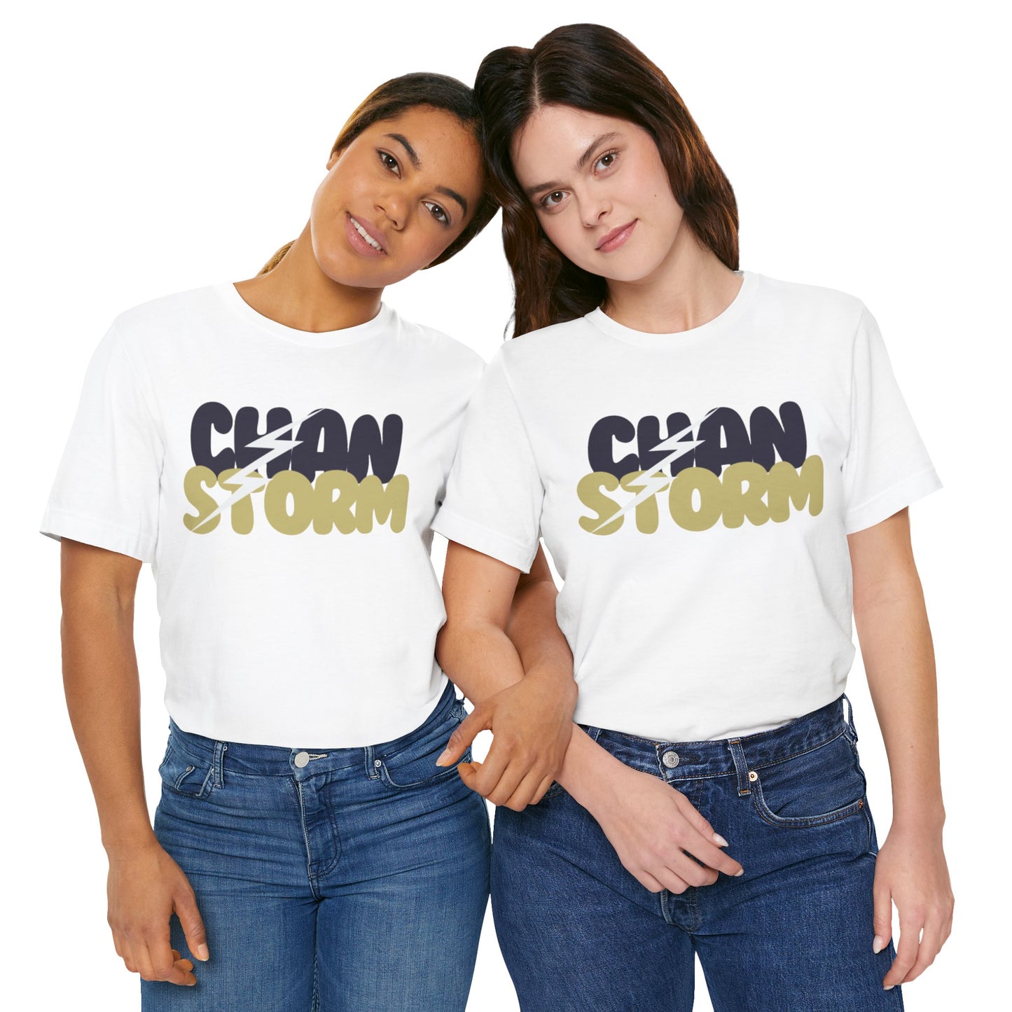 Chan Storm Bubble Letters Unisex Jersey Short Sleeve Tee - Multiple Colors