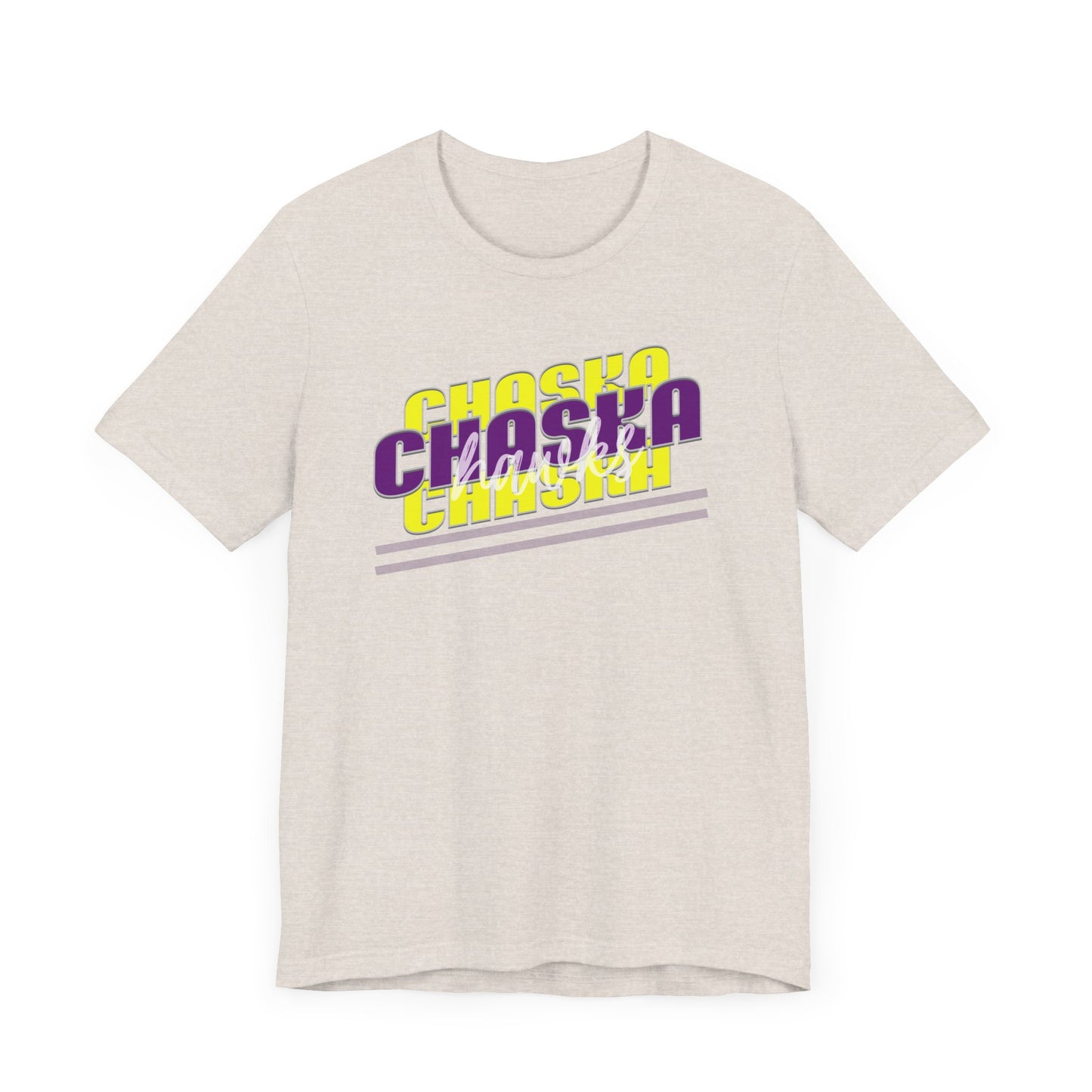 Chaska Hawks Unisex Jersey Short Sleeve Tee - Multiple Colors