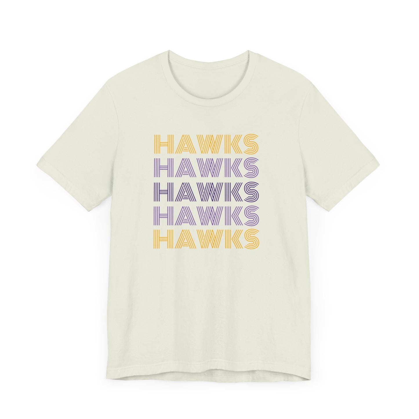 Hawks 5x Lines Unisex Jersey Short Sleeve Tee - Multiple Colors