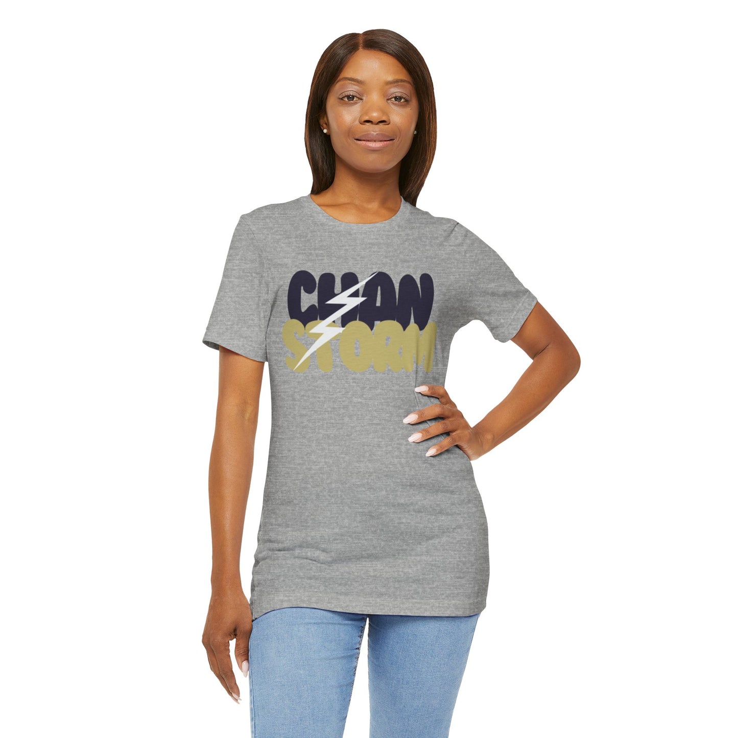 Chan Storm Bubble Letters Unisex Jersey Short Sleeve Tee - Multiple Colors