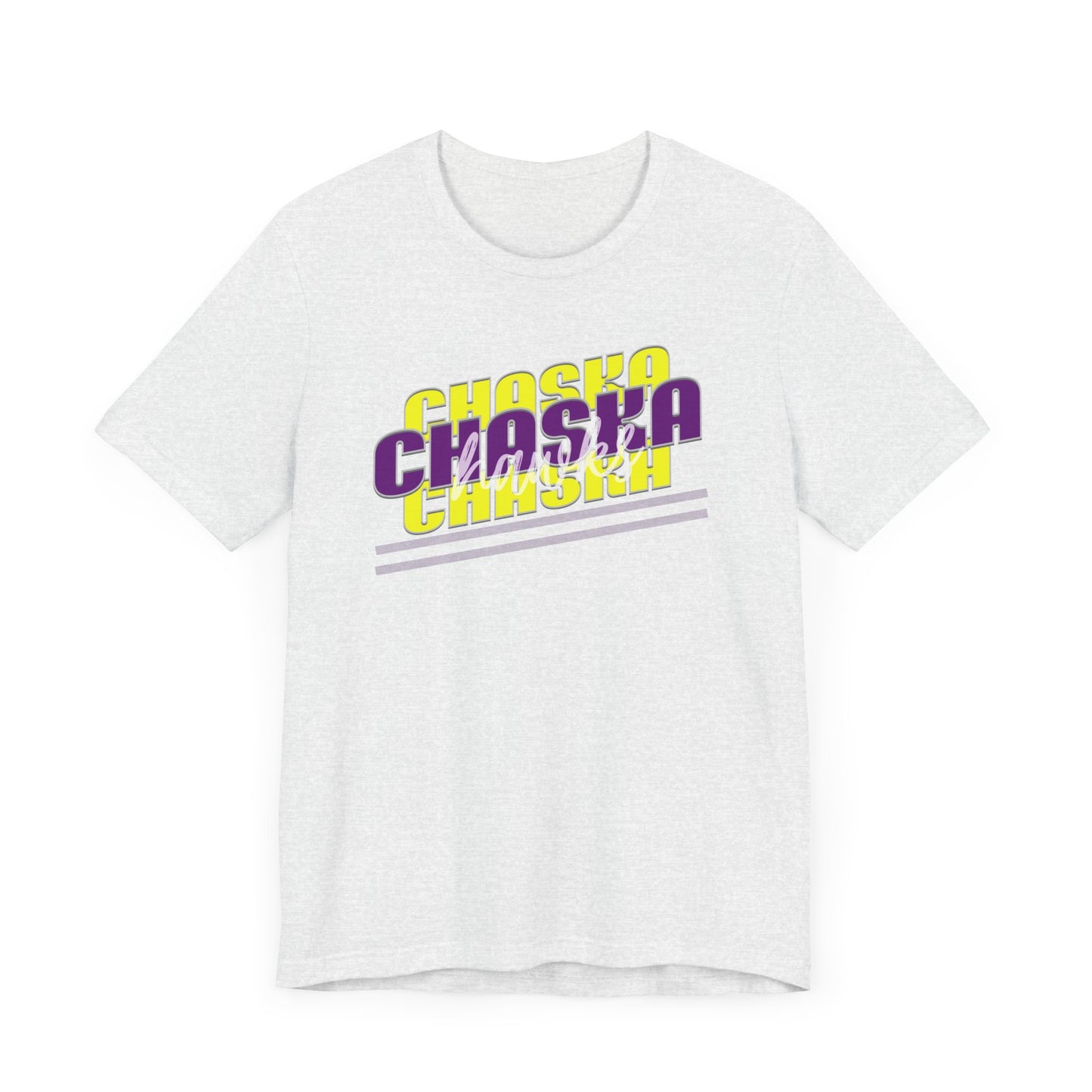 Chaska Hawks Unisex Jersey Short Sleeve Tee - Multiple Colors