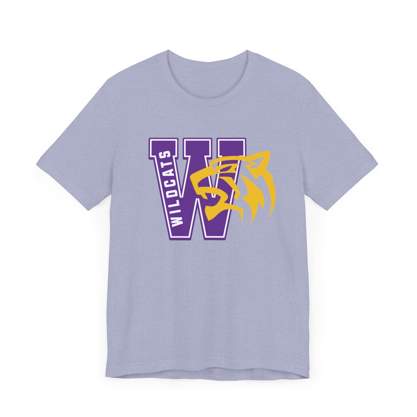 Wildcats Monogram Unisex Jersey Short Sleeve Tee - Multiple Colors