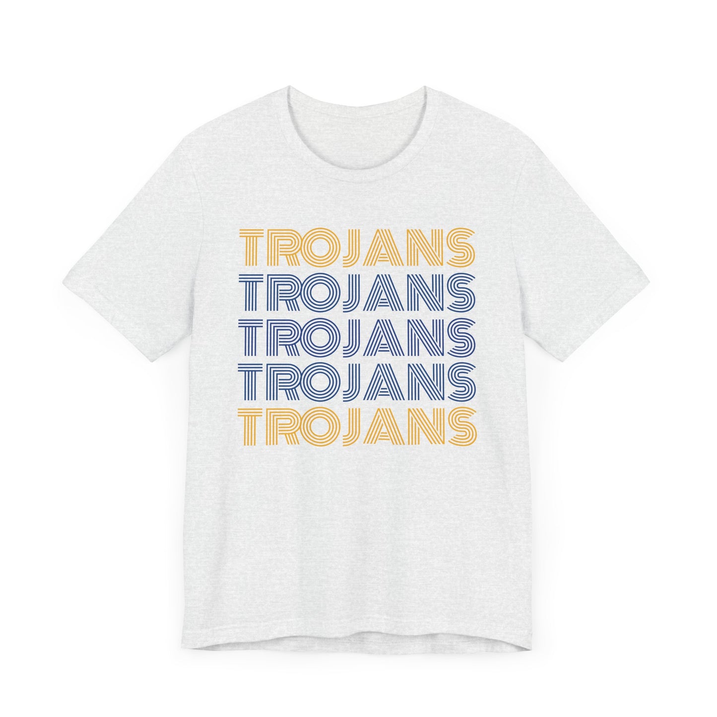 Trojans 5x Line Unisex Jersey Short Sleeve Tee - Multiple Colors