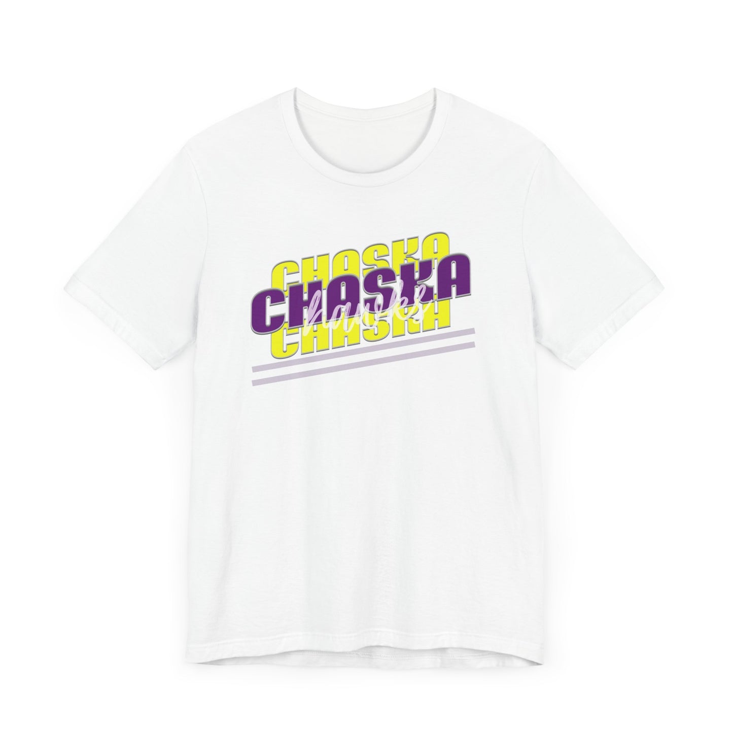 Chaska Hawks Unisex Jersey Short Sleeve Tee - Multiple Colors