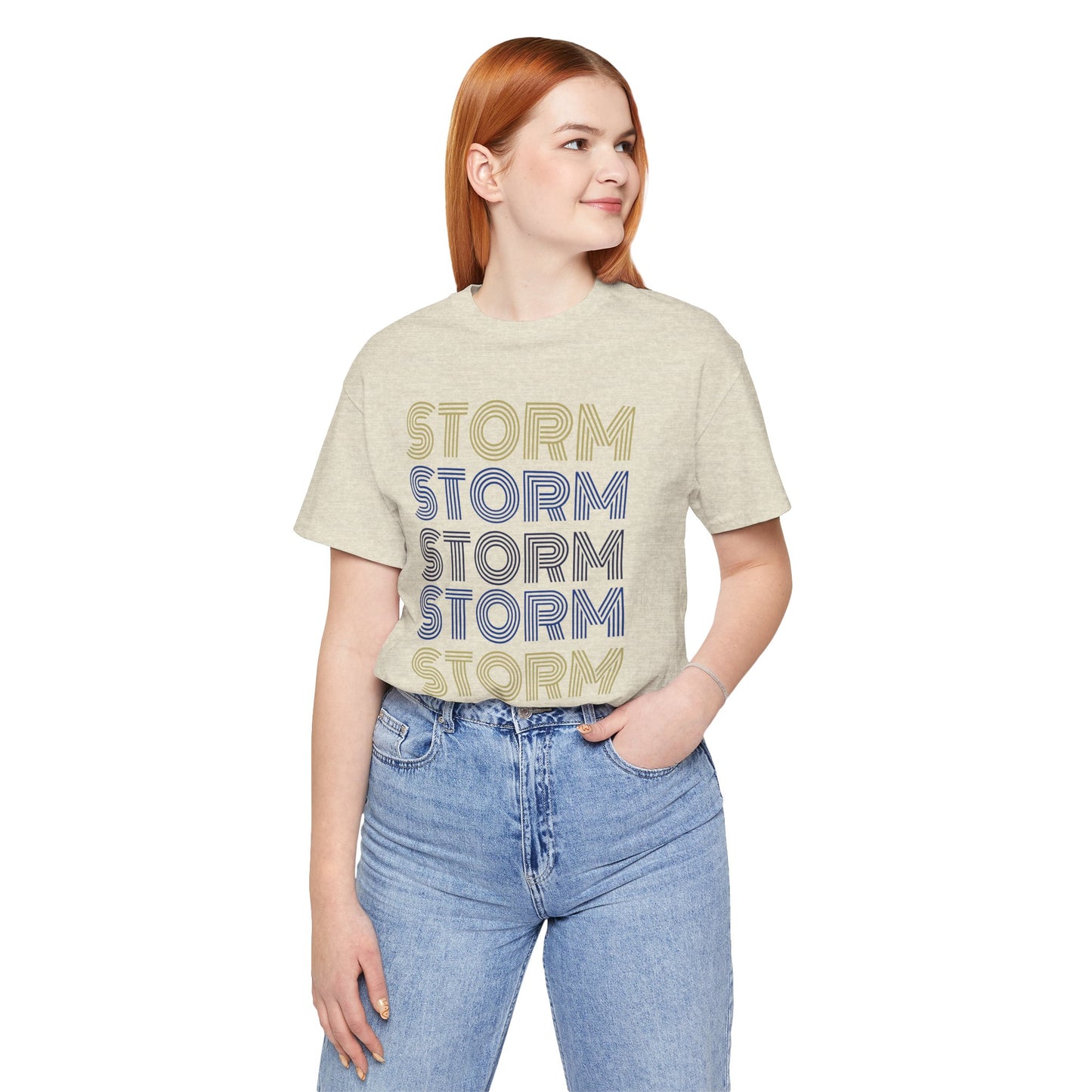 Storm 5x Lines Unisex Jersey Short Sleeve Tee - Multiple Colors