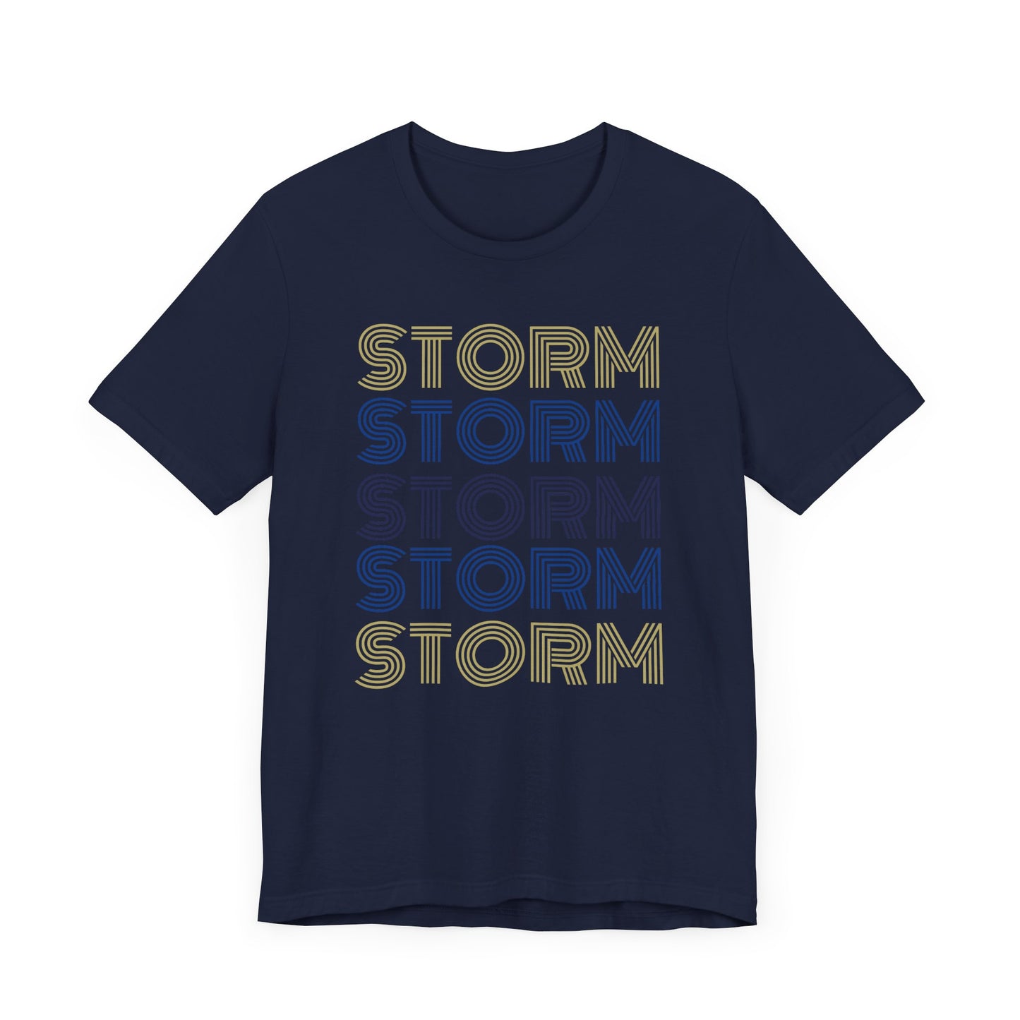 Storm 5x Lines Unisex Jersey Short Sleeve Tee - Multiple Colors