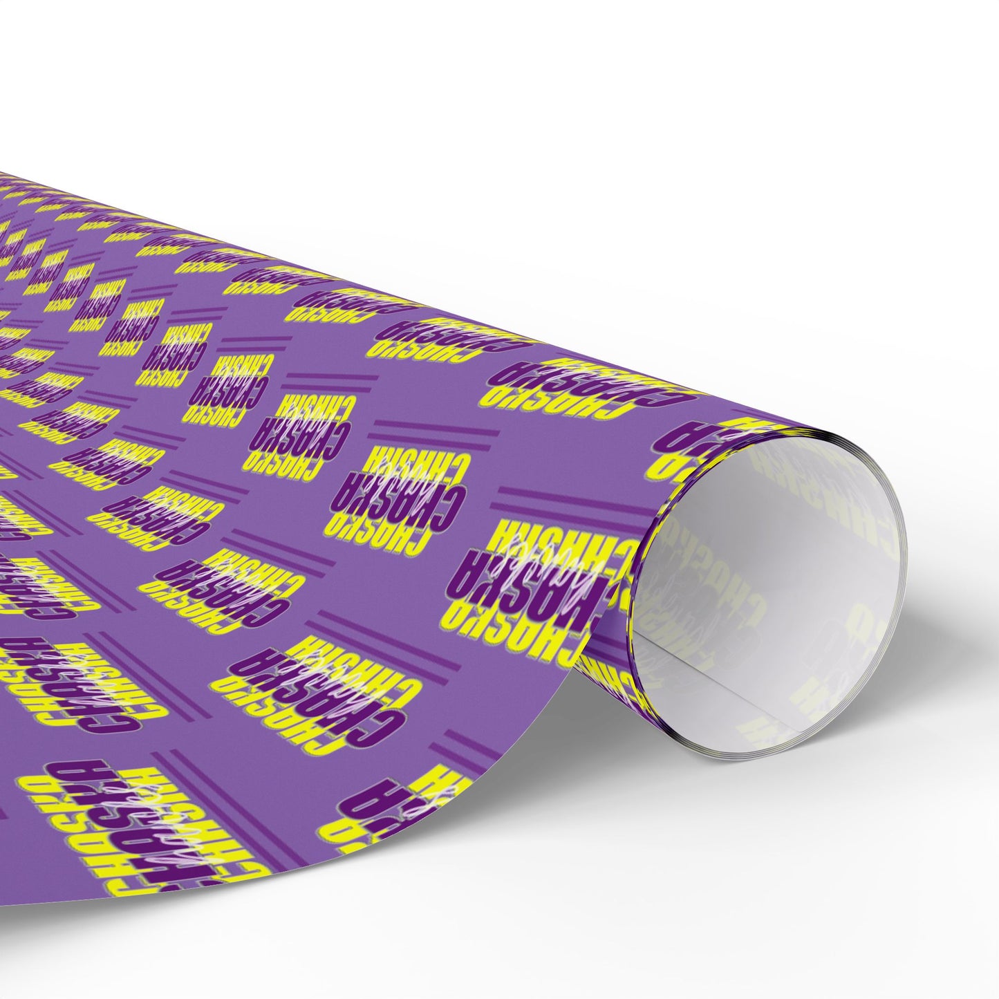 Chaska Hawks Wrapping Paper - Purple