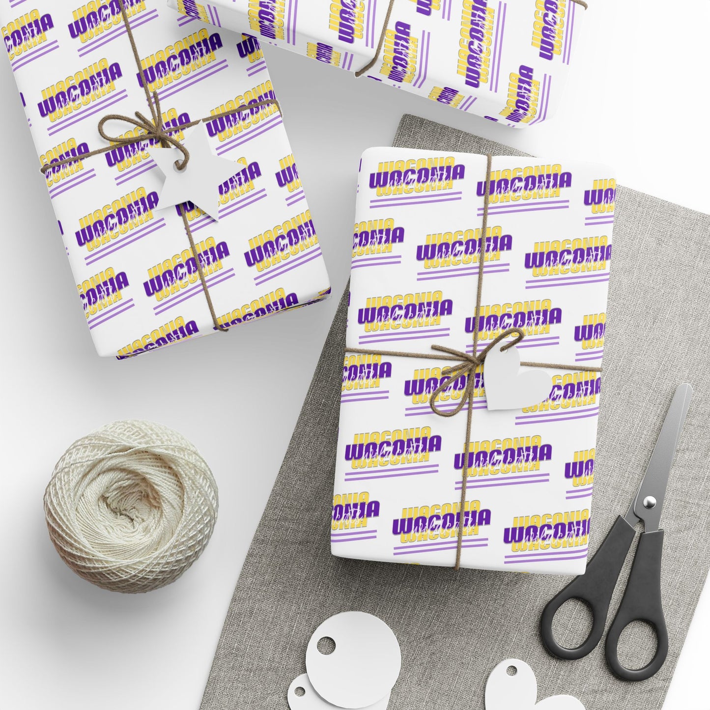 Waconia Wildcats Wrapping Paper - White