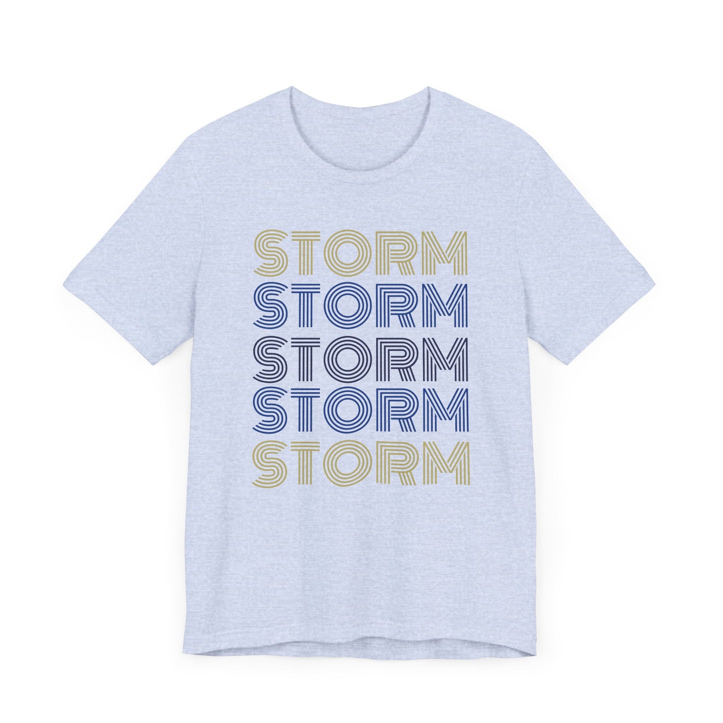 Storm 5x Lines Unisex Jersey Short Sleeve Tee - Multiple Colors