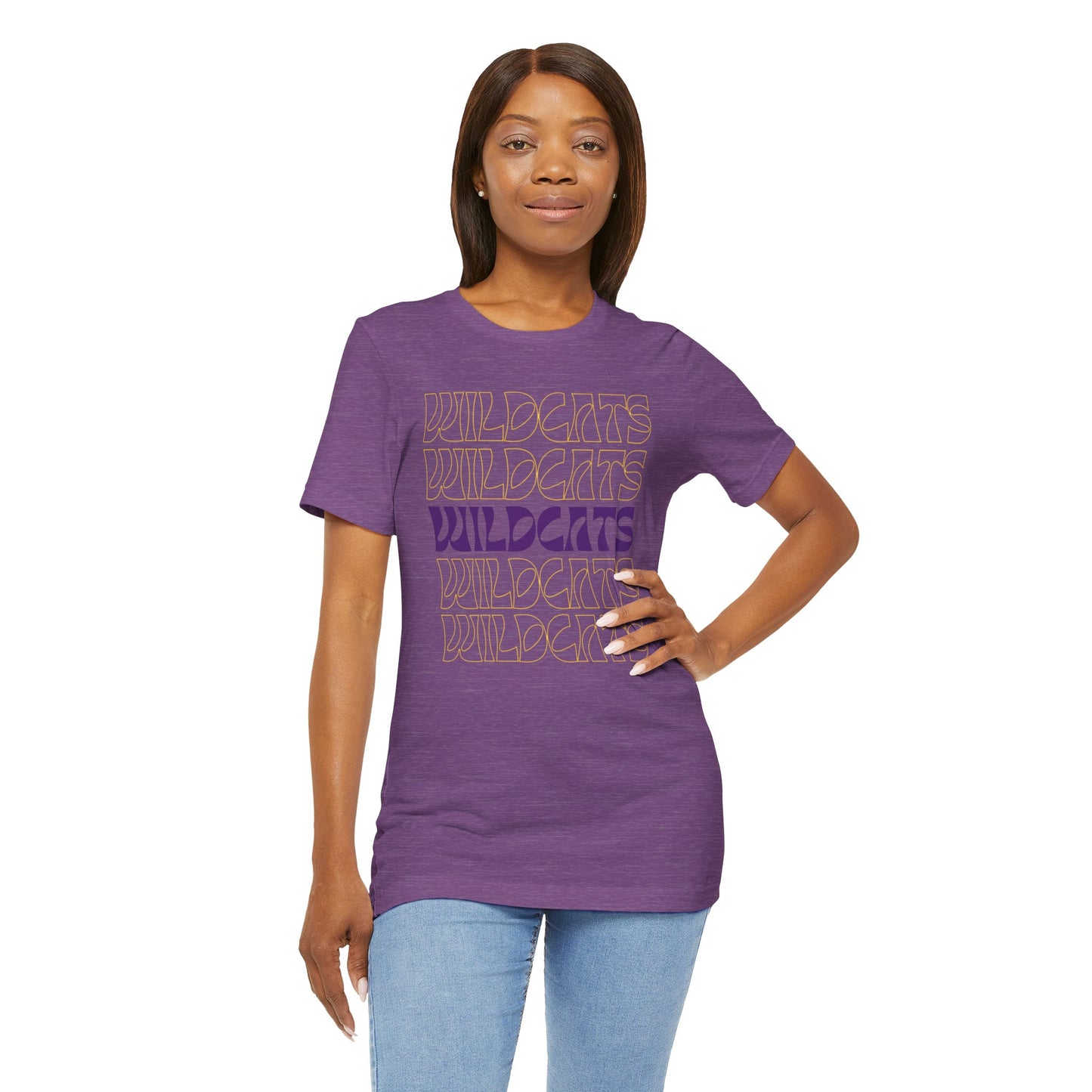 Wildcats 5up Unisex Jersey Short Sleeve Tee - Multiple Colors