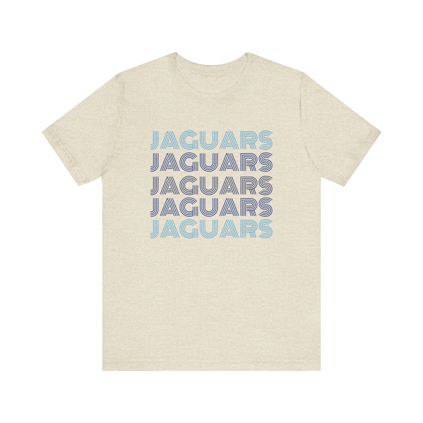 Jaguars 5x Line Unisex Jersey Short Sleeve Tee - Multiple Colors