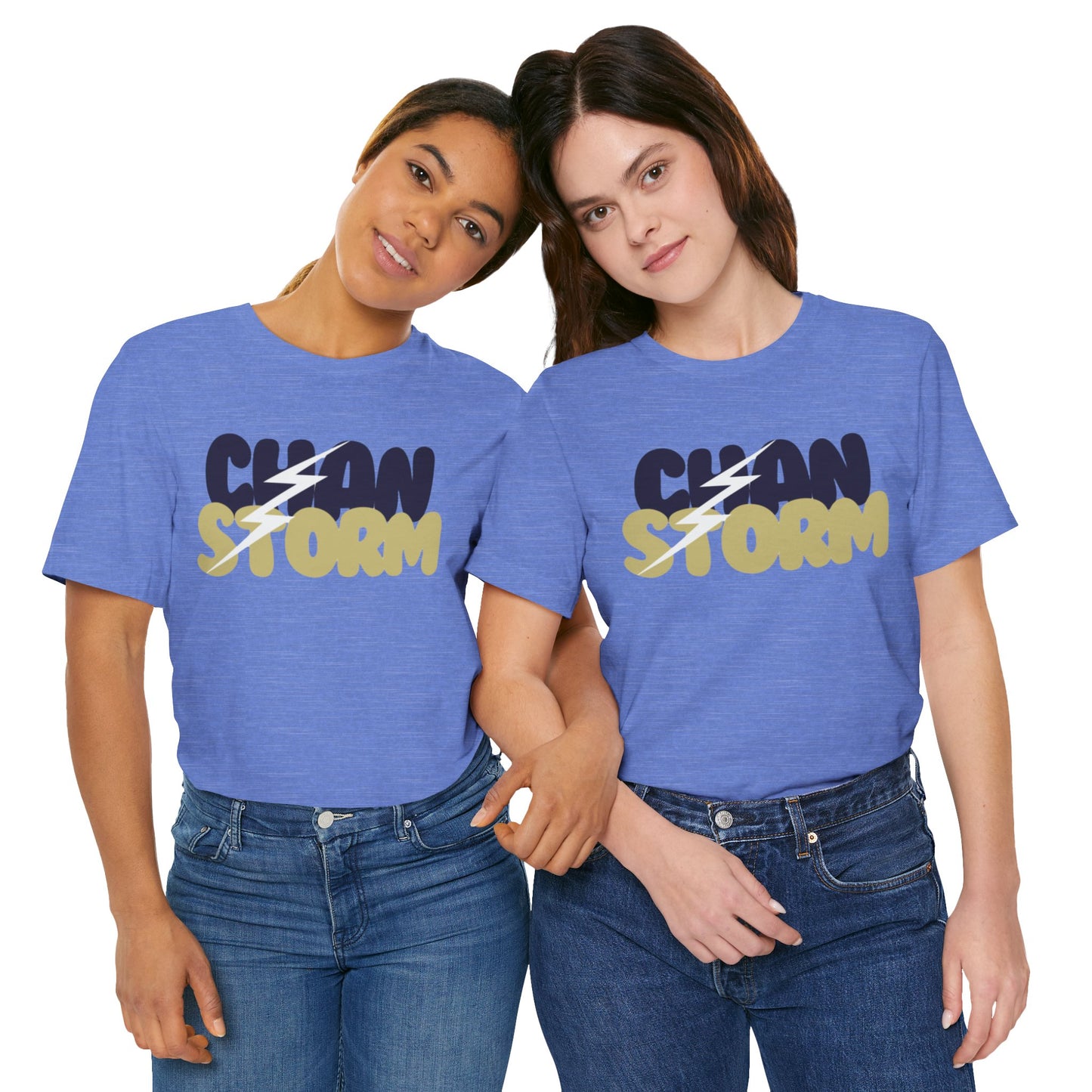 Chan Storm Bubble Letters Unisex Jersey Short Sleeve Tee - Multiple Colors