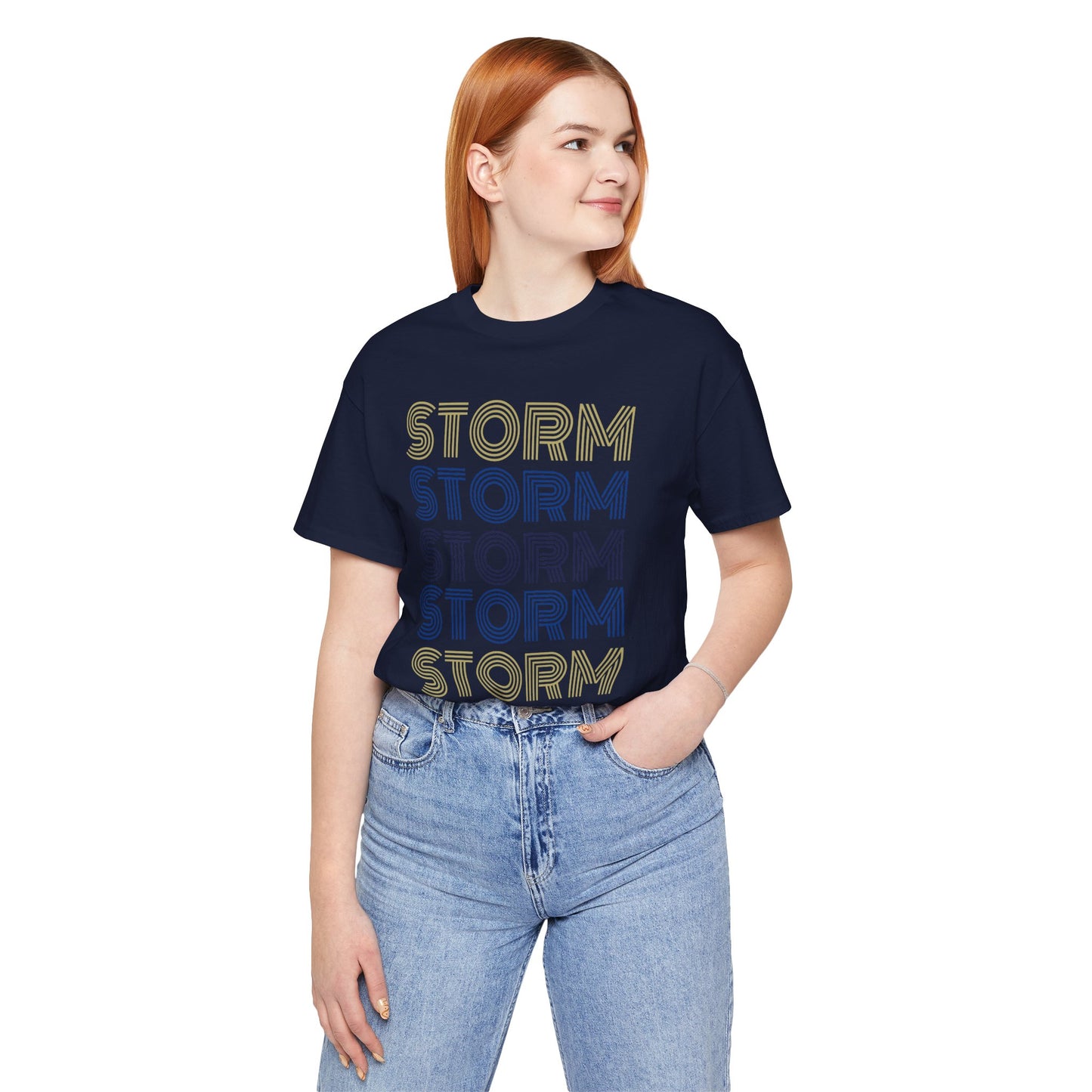 Storm 5x Lines Unisex Jersey Short Sleeve Tee - Multiple Colors